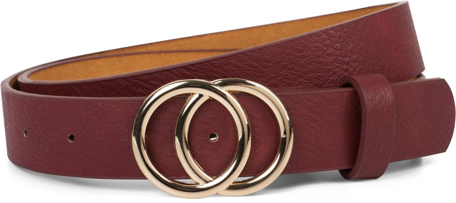 styleBREAKER Synthetikgürtel Gürtel mit Ringschnalle (1-St) günstig online kaufen