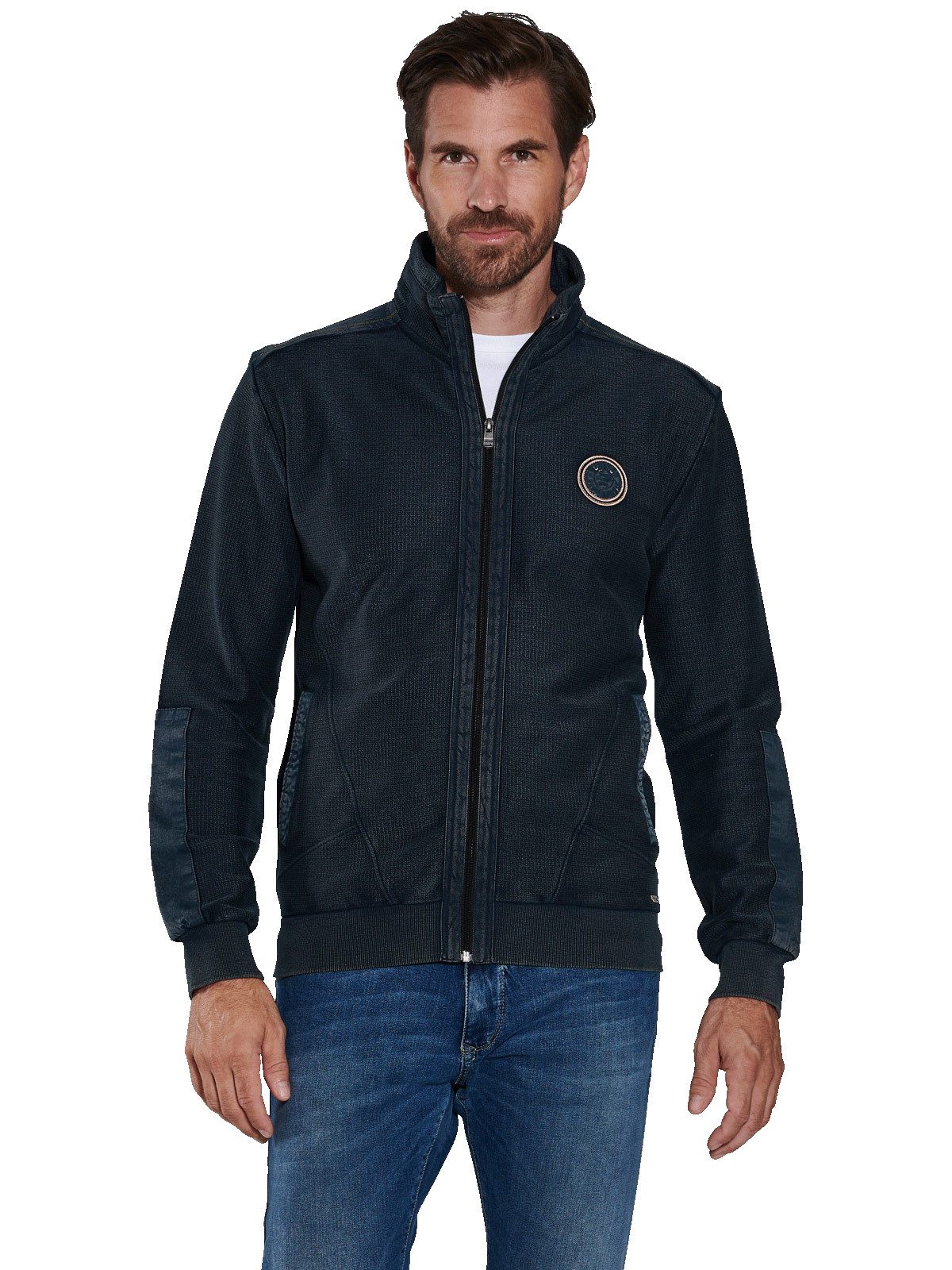 Engbers Sweatjacke Sweatjacke mit Stehkragen