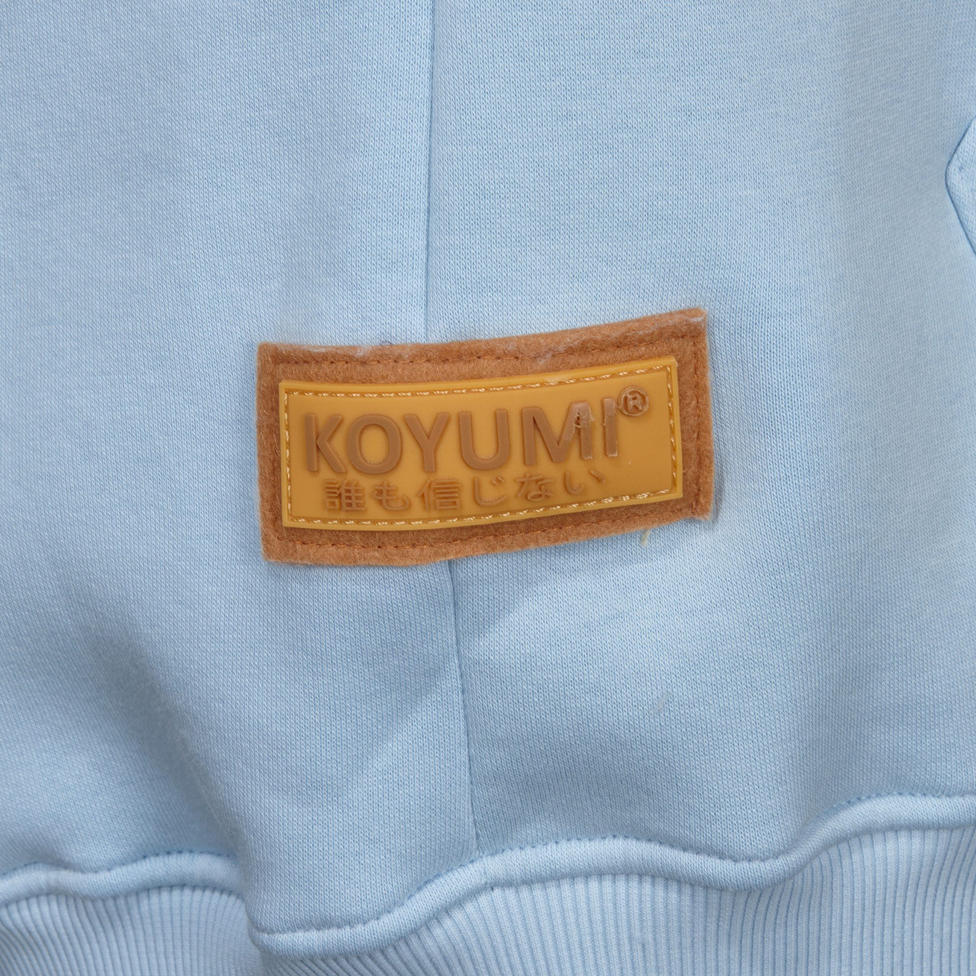 Koyumi Hoodie KOYUMI Winter Hoodie Herren mit hohem Kragen & Halswärmer (Einzelartikel) Oversize Schnitt, hoher Kragen, Kapuze, weicher Baumwollmix