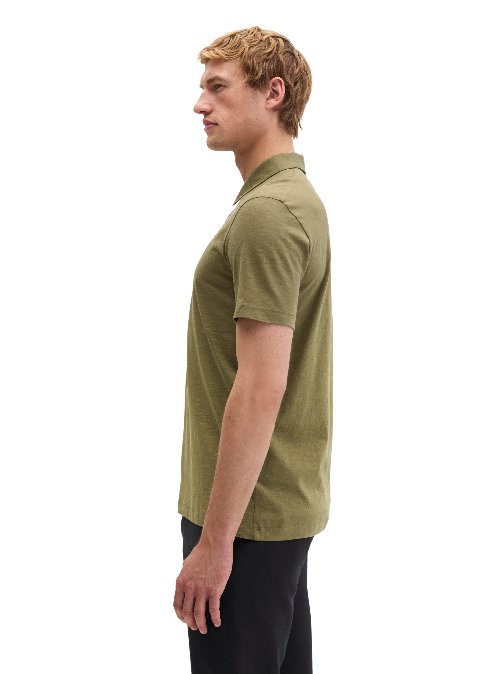 Marc O'Polo Poloshirt aus reiner Bio-Baumwolle