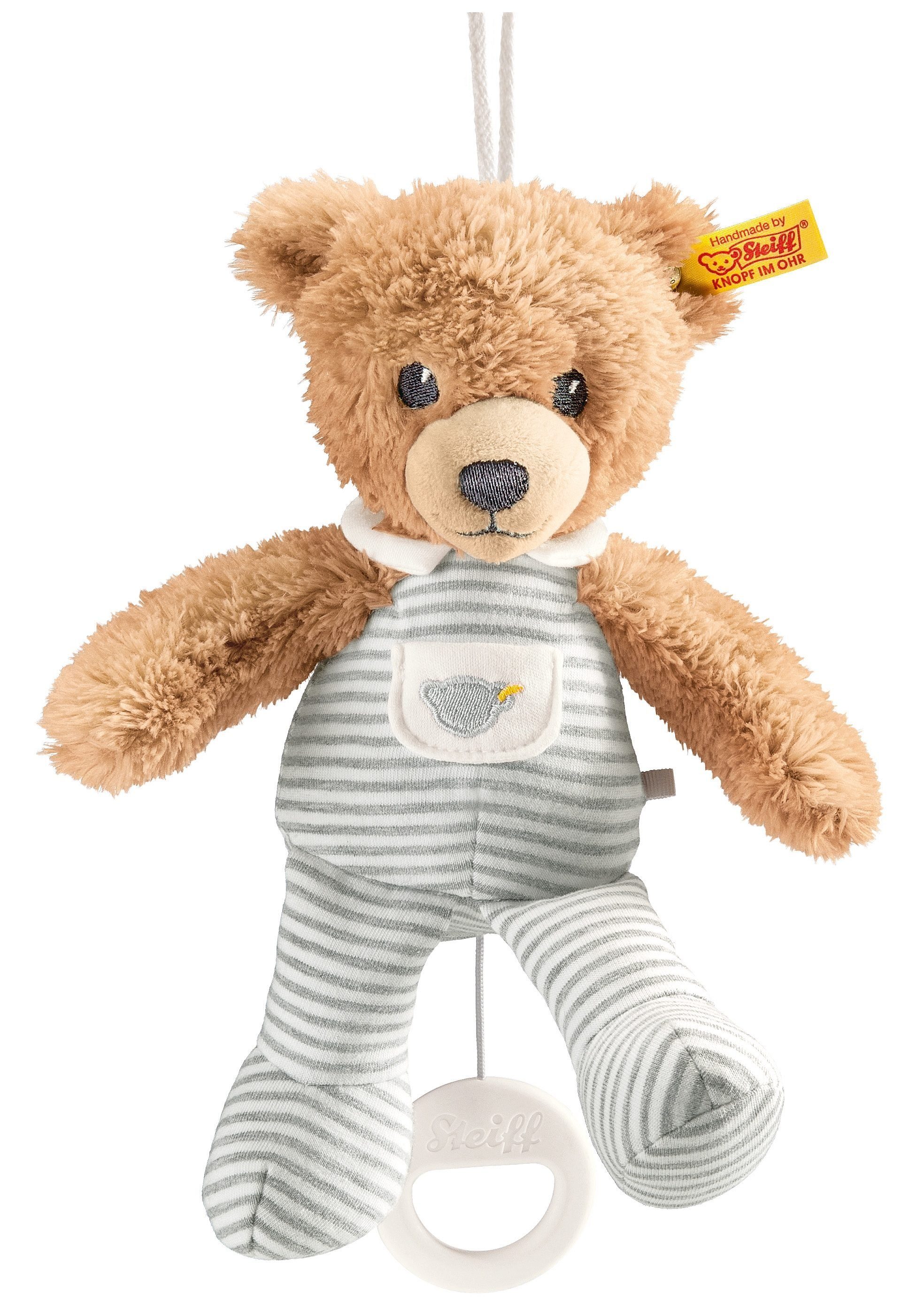 Steiff Spieluhr Schlaf-gut-Bär Spieluhr, grau/weiß