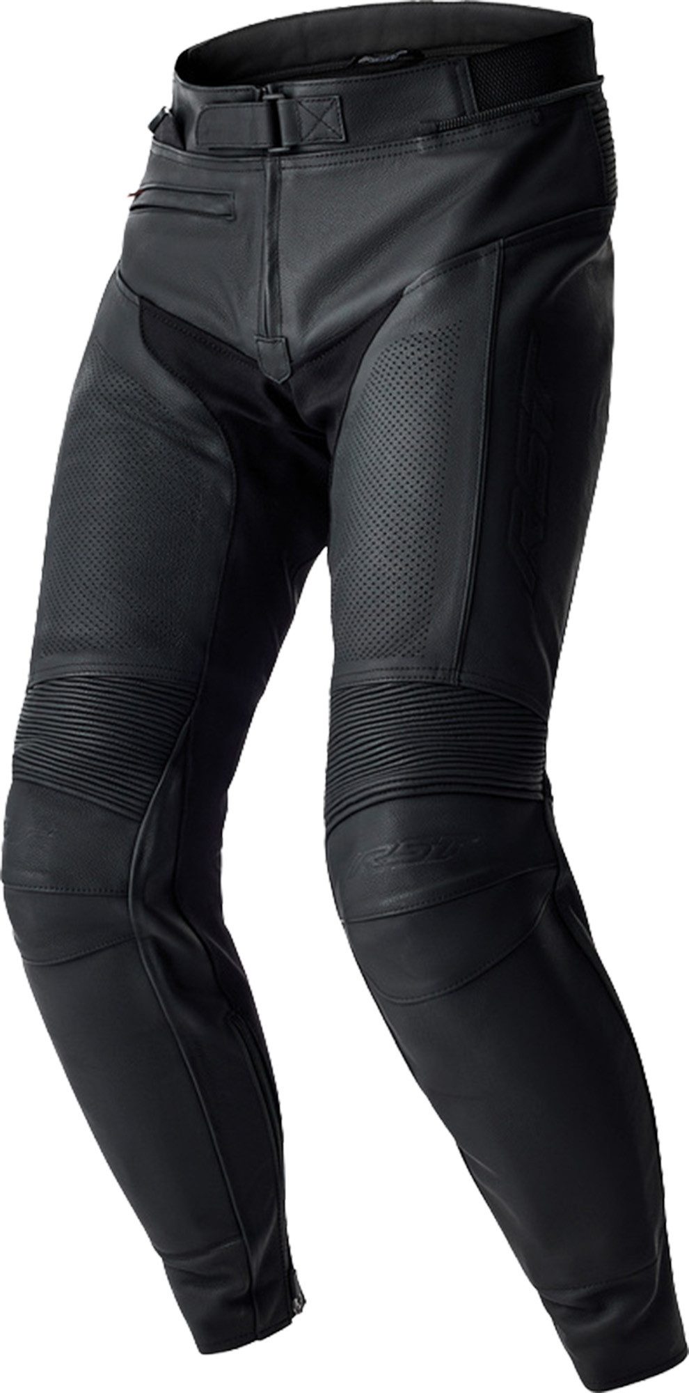 RST Motorradhose T2 D3O Motorrad Lederhose Verbindungsreißverschluss,Hüftprotektoren enthalten,Knieprotektor