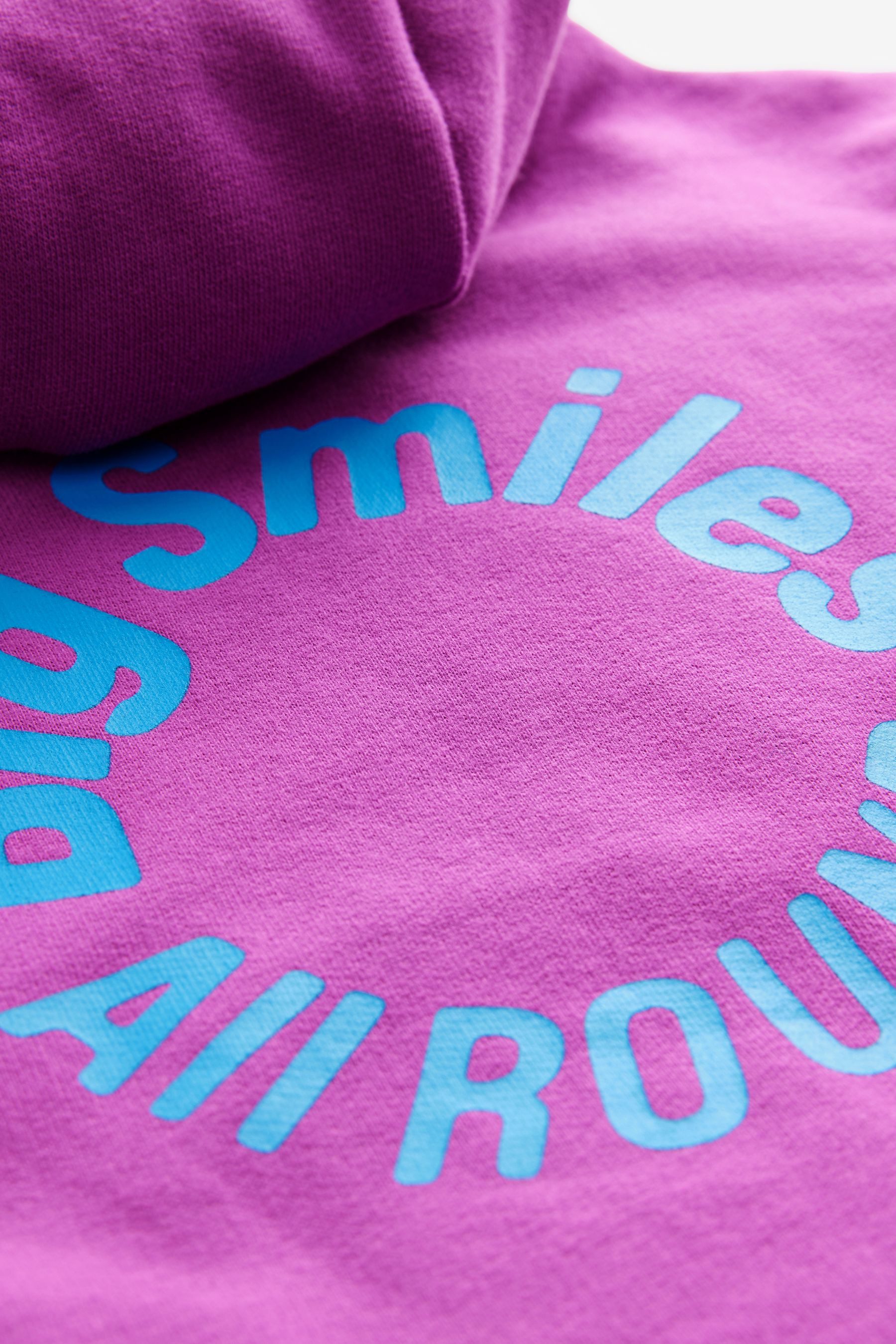 Next Kapuzenpullover Weiches Hoodie mit Print auf der Rückseite (1-tlg)