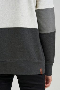 OXMO Sweatshirt OXTrine Sweatshirt im Colorblock-Design