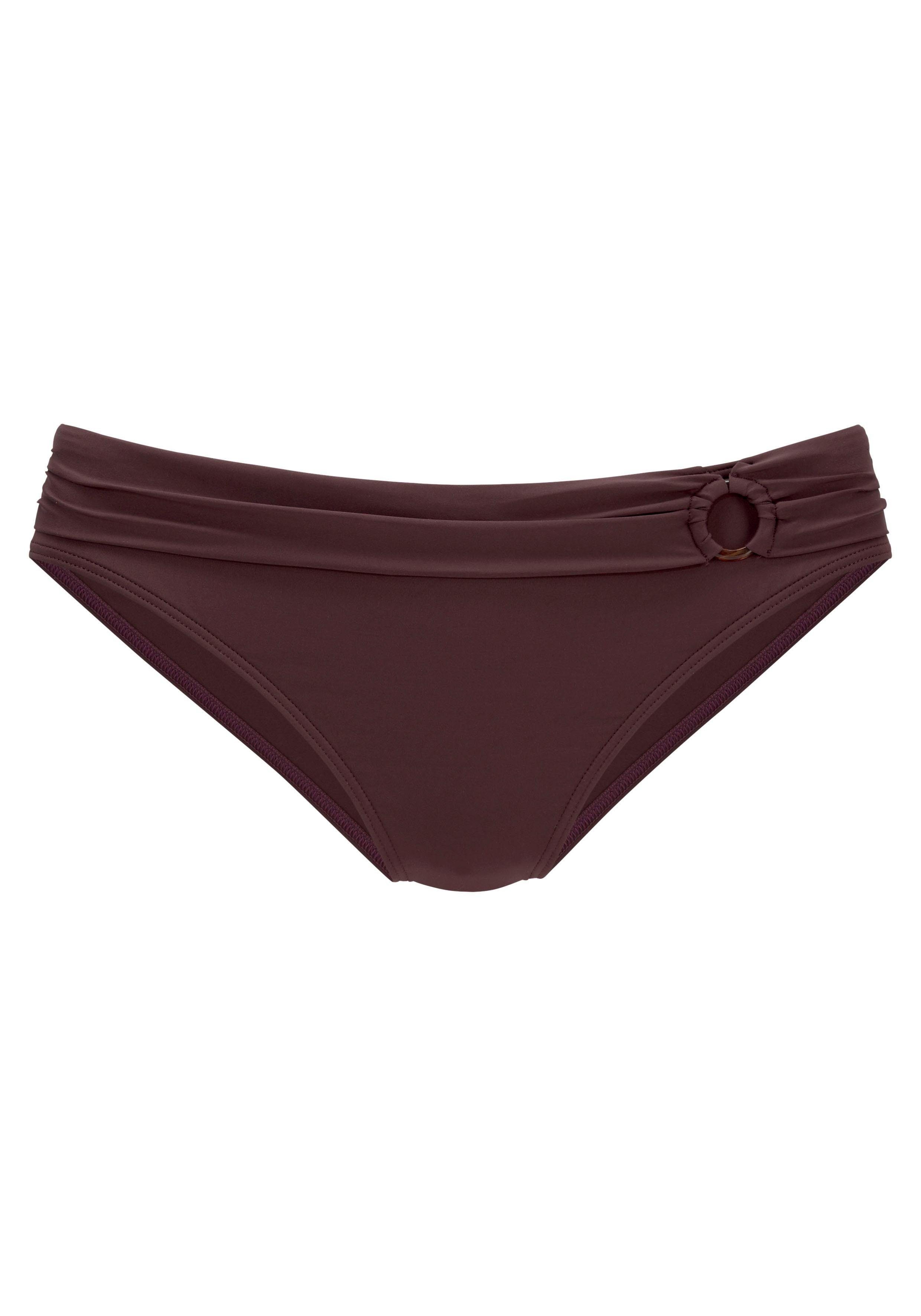 s.Oliver Bikini-Hose Rome mit Umschlagbund günstig online kaufen