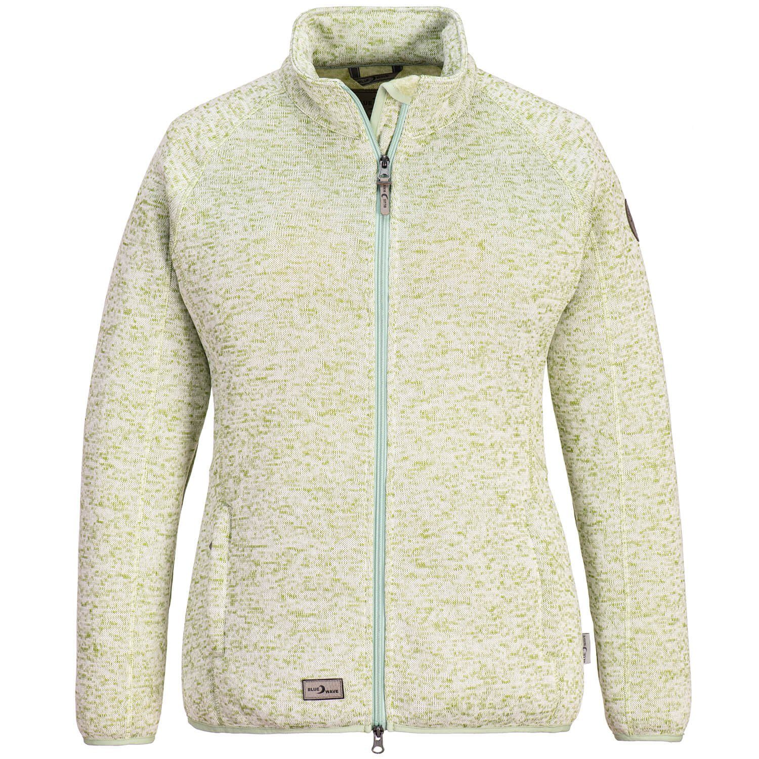 Blue Wave Strickfleecejacke Damen Fleecejacke Strickjacke günstig online kaufen