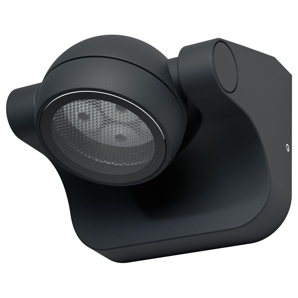 Ledvance Außen-Wandleuchte LED Wandleuchte Endura in Dunkelgrau und Weiß 6W 360lm IP44, LED
