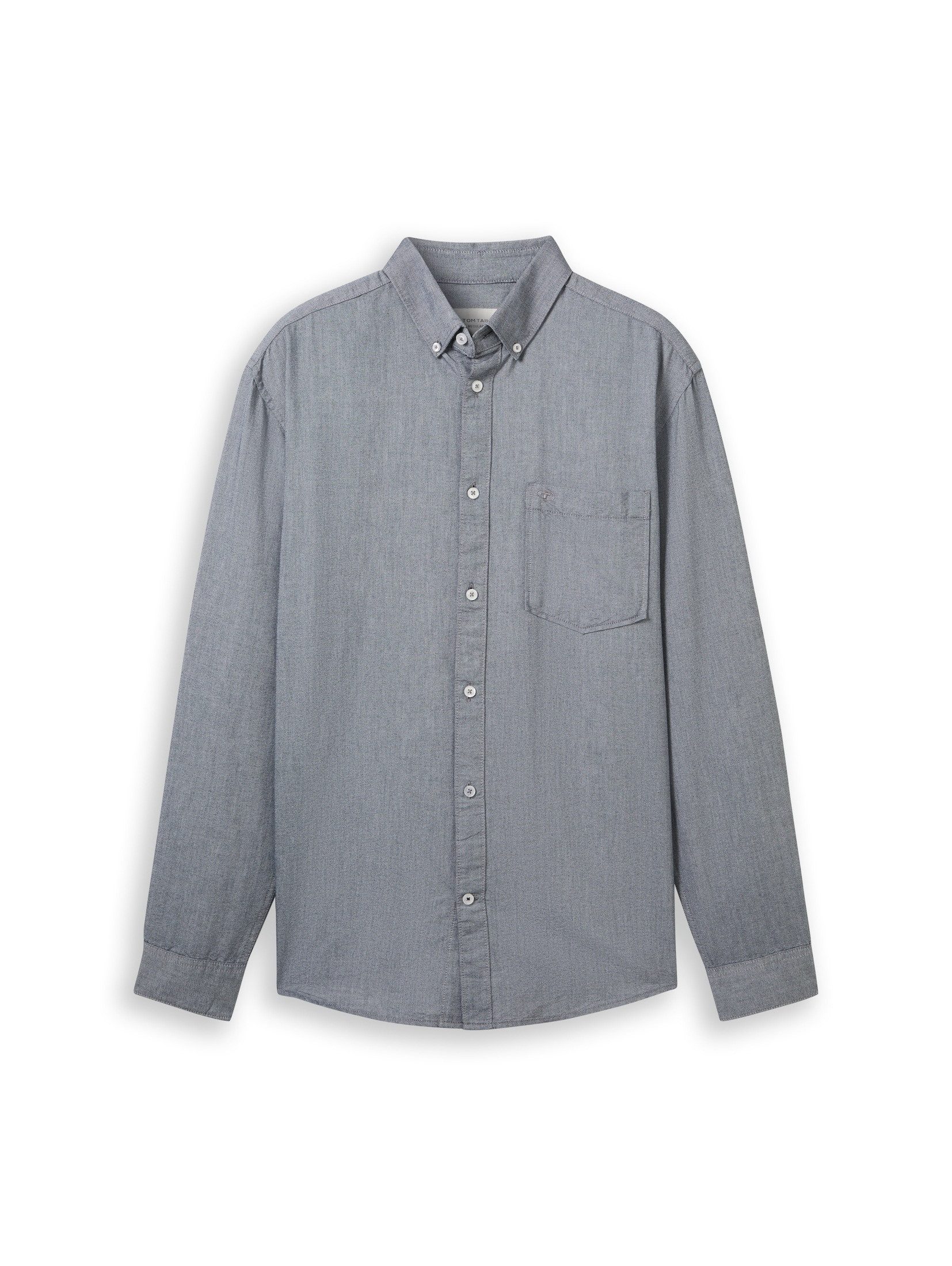 TOM TAILOR Langarmhemd Blusen & Shirts Regular Fit Hemd mit Brusttasche