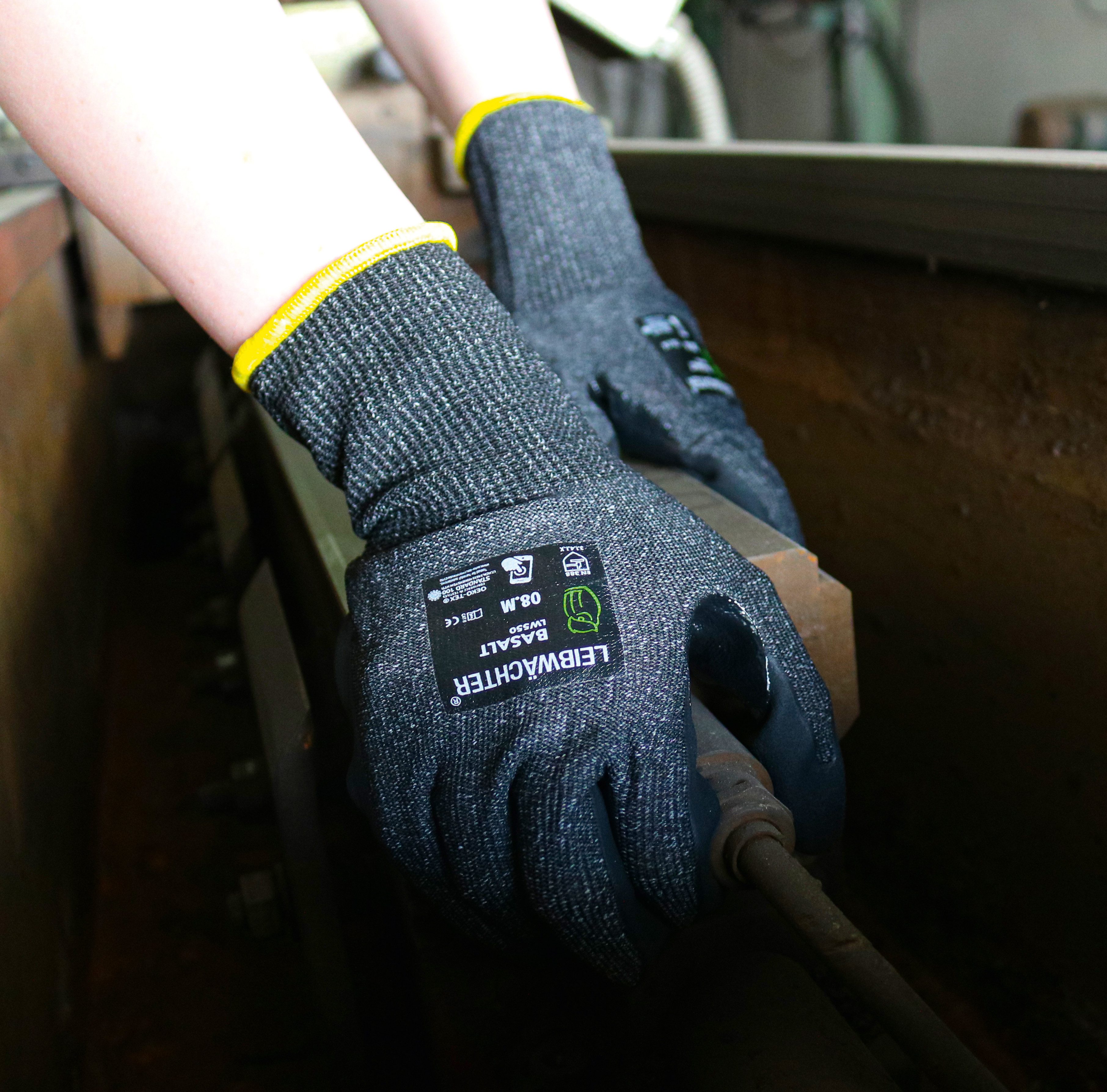 Leibwächter Arbeitshandschuhe 6 Paar / 12 Paar Nitril Montagehandschuhe ink günstig online kaufen