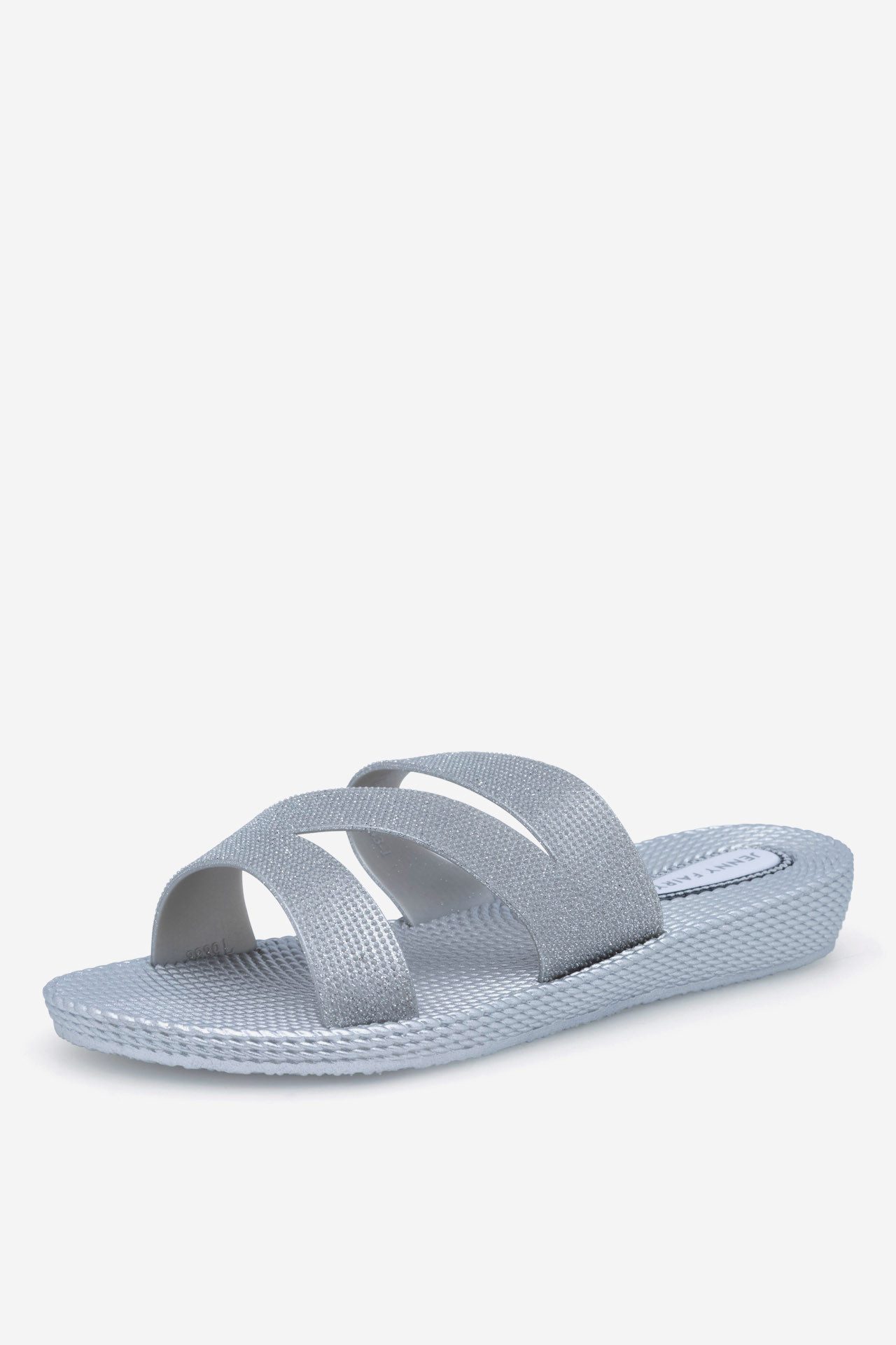 Jenny Fairy Jenny Fairy Damen Flip-Flops 35 silberfarben 5905588621065 Badepantolette
