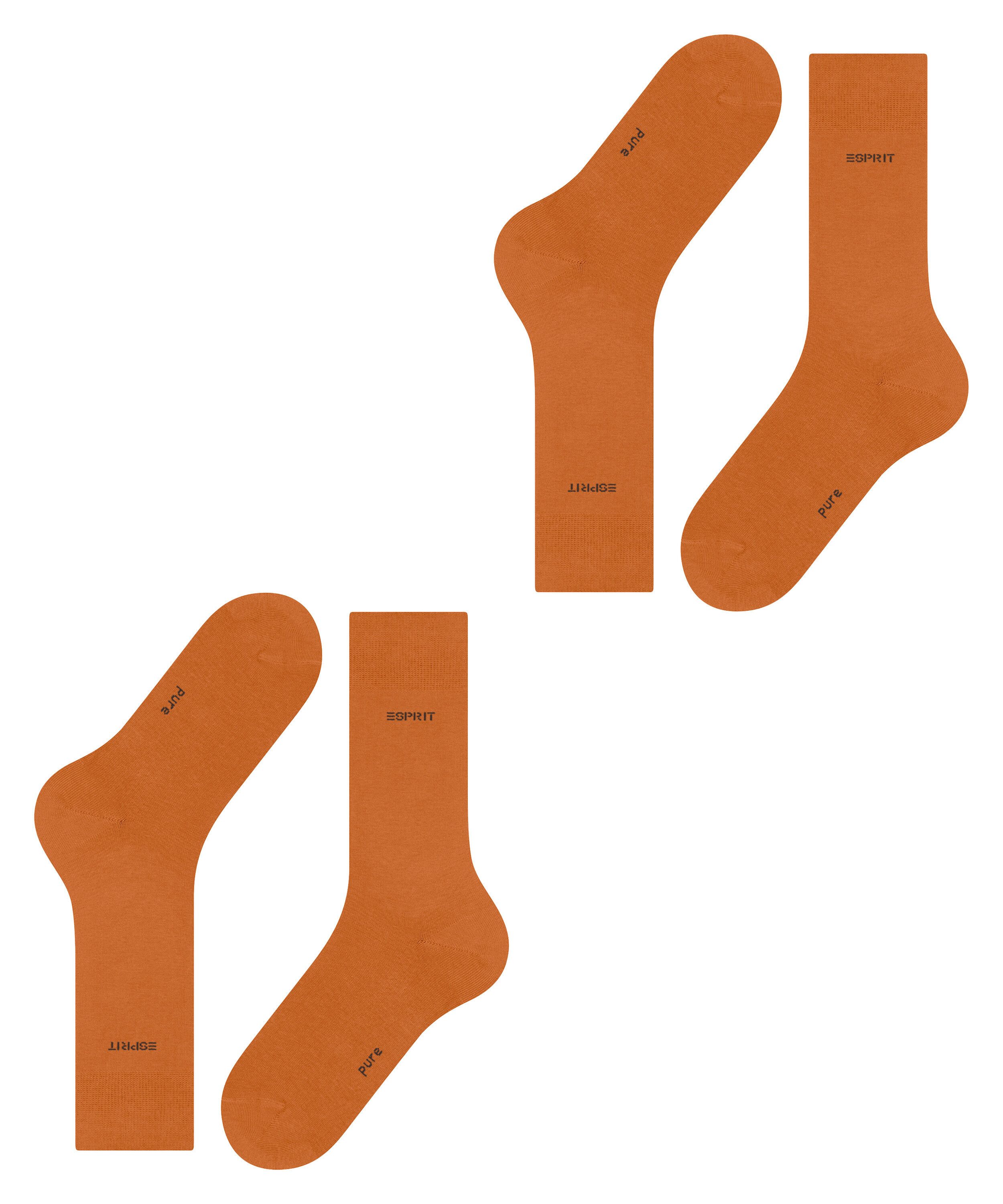 Esprit Basic Uni 2-Pack Socken mit hohem Baumwollanteil (2-Paar) mit hohem Baumwollanteil