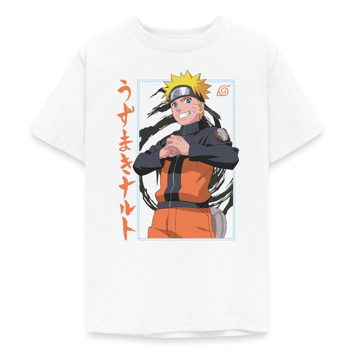 T-Shirt Naruto Shippuden Design Mit Schriftzeichen Teenager T-Shirt
