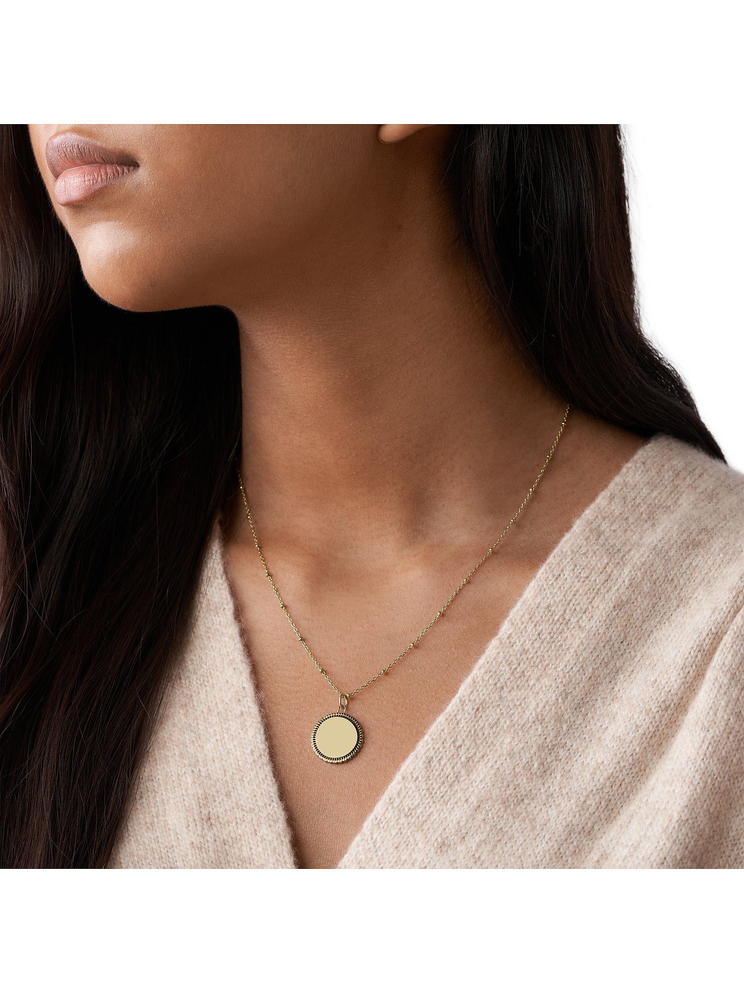 Fossil Collier Fossil Damen-Kette Edelst...