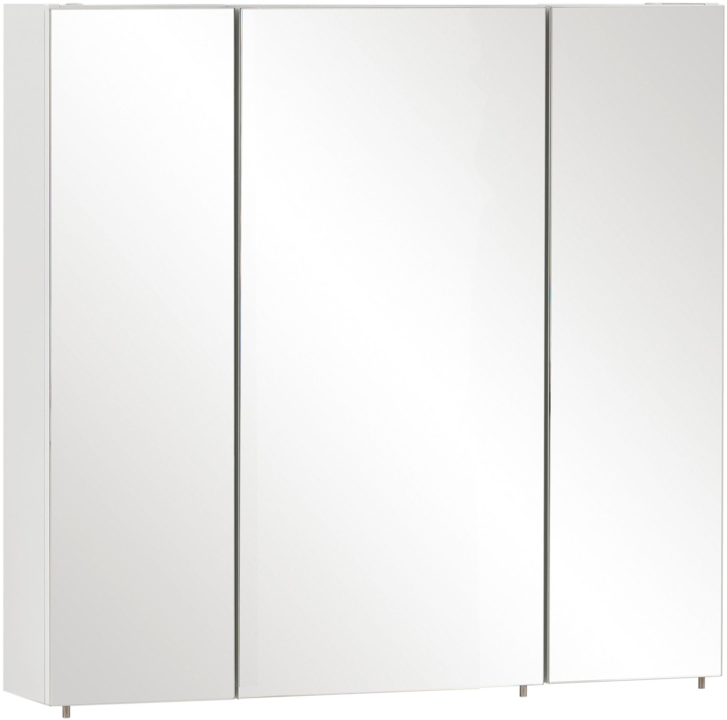 Schildmeyer Spiegelschrank Basic, Spiegelschrank, Made in Germany, B: 70 cm Solide Verarbeitung - Dieses Produkt ist in Deutschland gefertigt