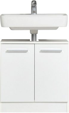 Saphir Badmöbel-Set Quickset 335 5-teilig, Waschbeckenunterschrank mit LED-Spiegelschrank, (5-St), Hochschrank, Unterschrank, Hängeschrank, inkl. Türdämpfer, 7 Türen