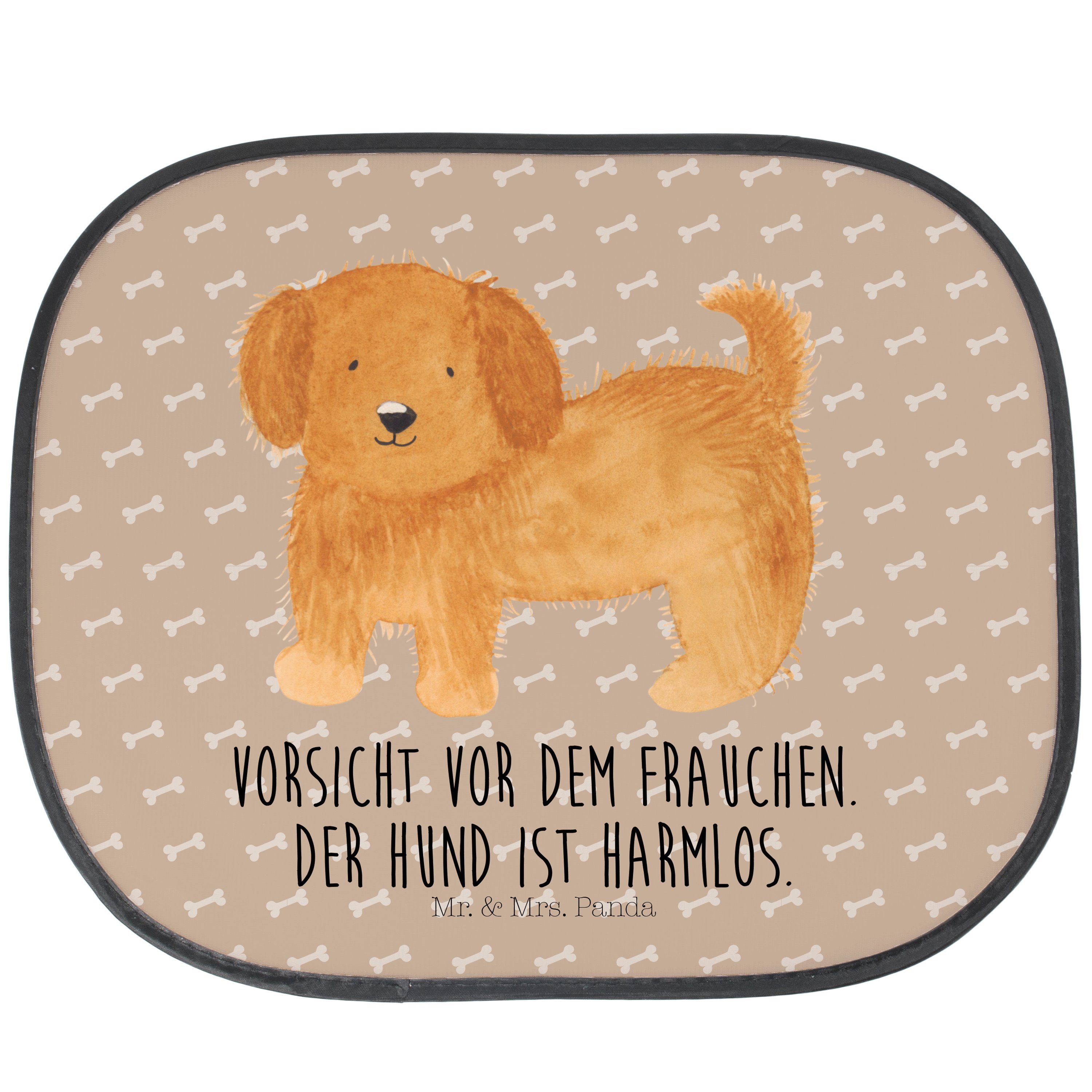 Sonnenschutz Hund flauschig & Geschenk, Tierliebhaber, Mr. - - Sonnenschutz Hundeglück Panda, Mrs. Seidenmatt B