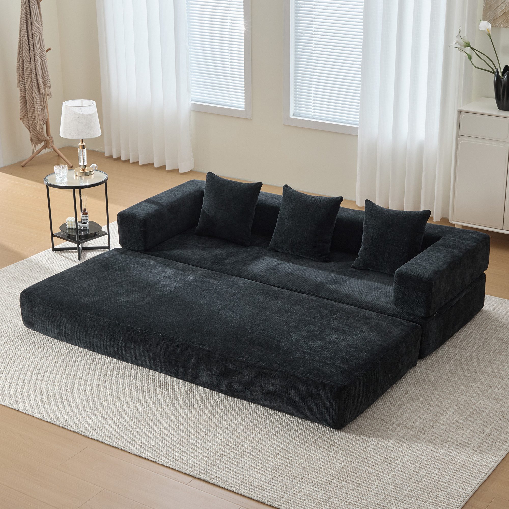 Odikalo 2-Sitzer Modulares Sofa Schlafsofa Schlafcouch Mehrfarbig, Modulare günstig online kaufen