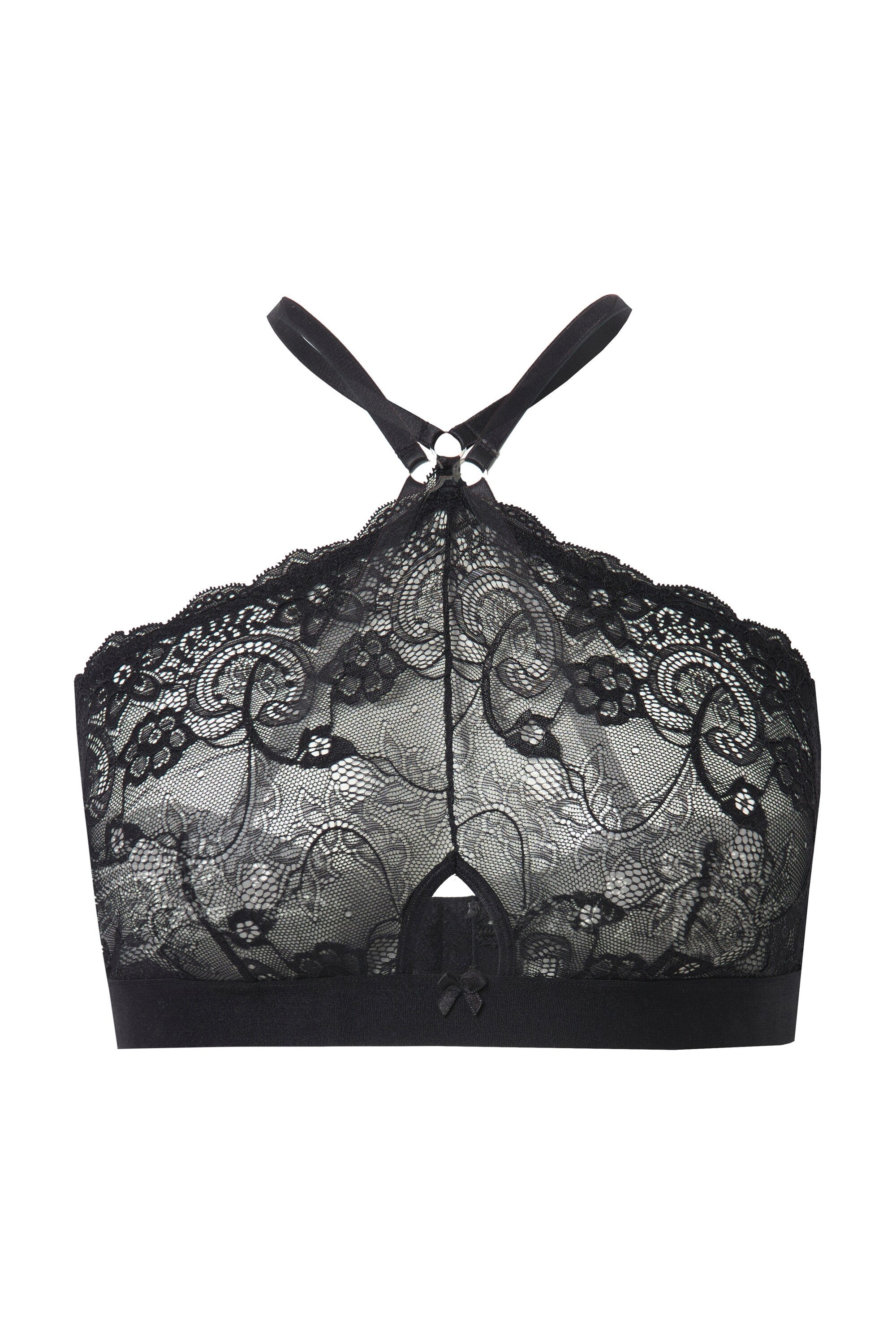 Ulla Popken Soft-BH Bralette ohne Softschalen Muschelspitze