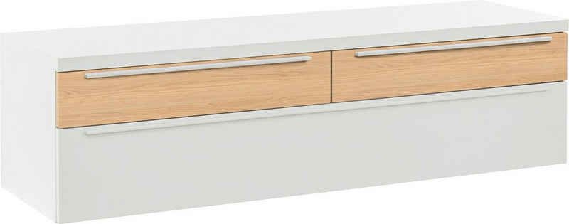 now! by hülsta Lowboard »touch«, höhenverstellbare Füße, mit Klappe und 2 Schublade, Breite 140,2 cm