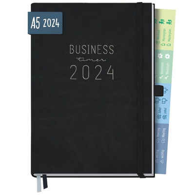 Häfft Terminkalender Business-Timer Deluxe A5 2024