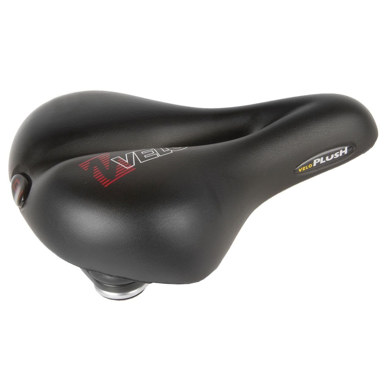 Velo Fahrradsattel Sattel Velo Plush Gel Elasto Herren anatomisch wasserdicht schwarz