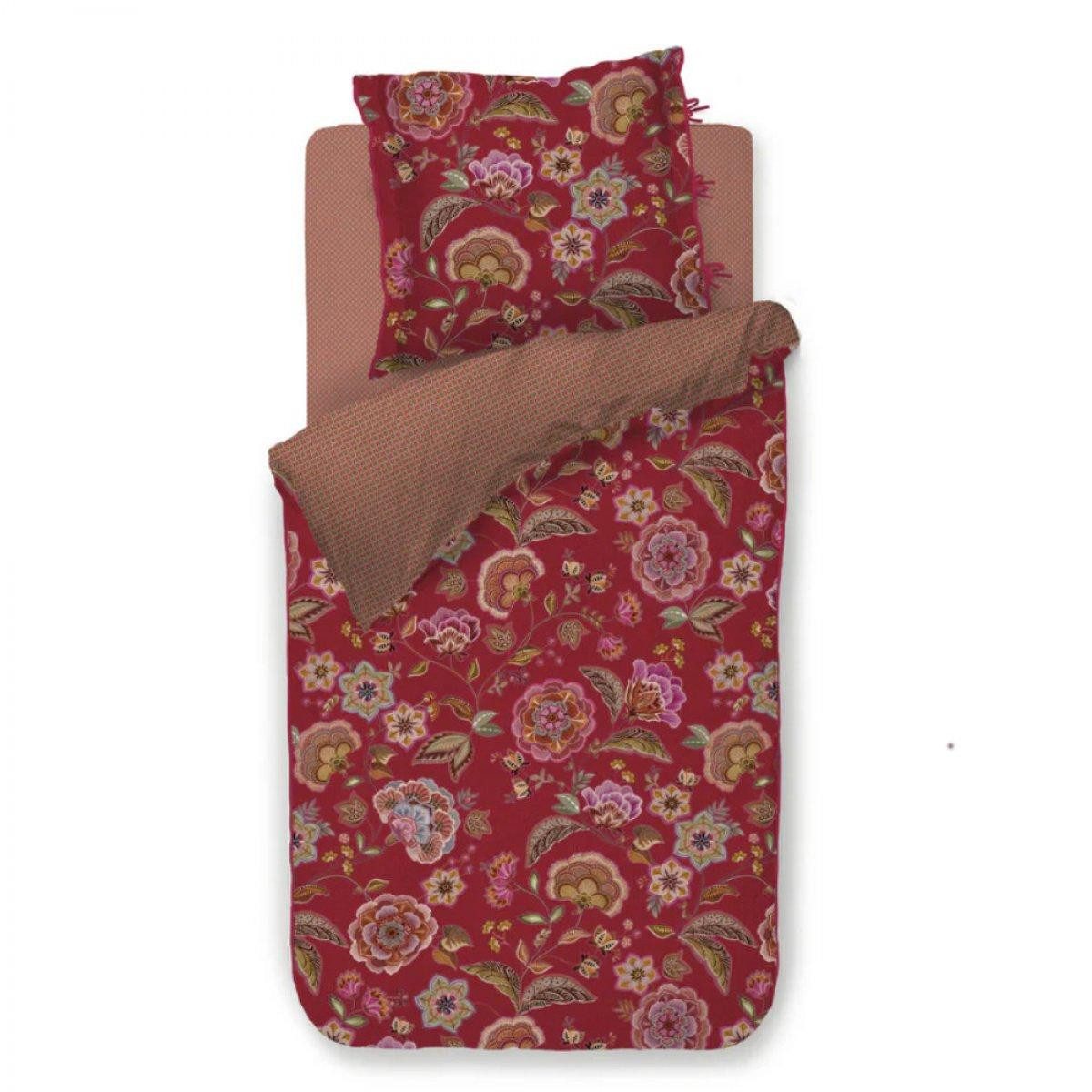 PiP Studio Bettwäsche Bettwäsche-Set Matata Red (155x220cm)