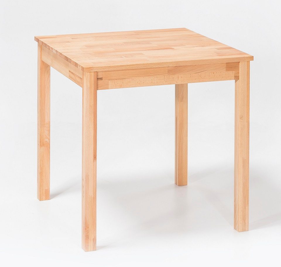 MCA furniture Esstisch Esszimmertisch Alfons, 50X70, Kernbuche massiv (no-Set)
