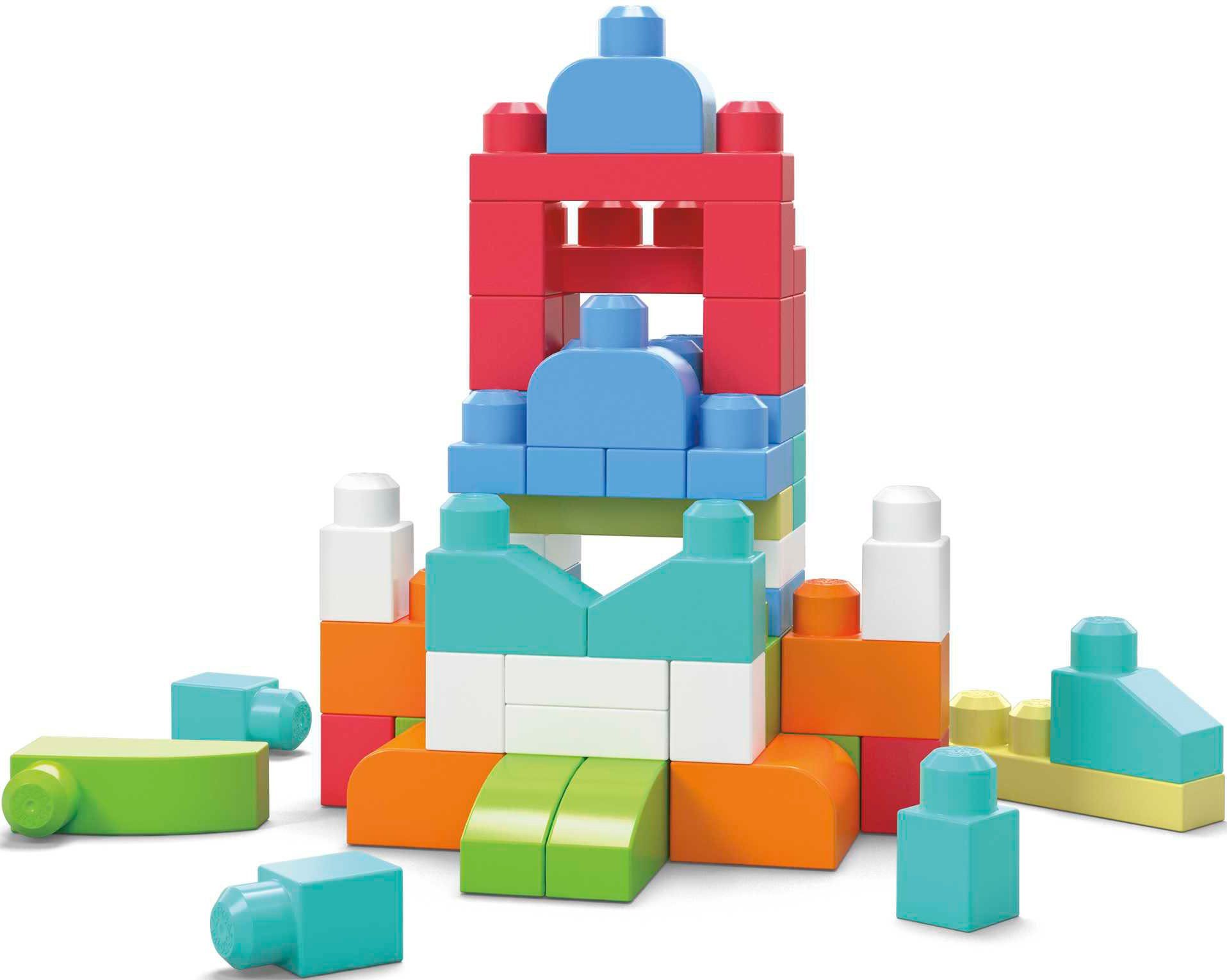MEGA BLOKS First Builders, Bausteine-Beutel Spielbausteine, (60 St)