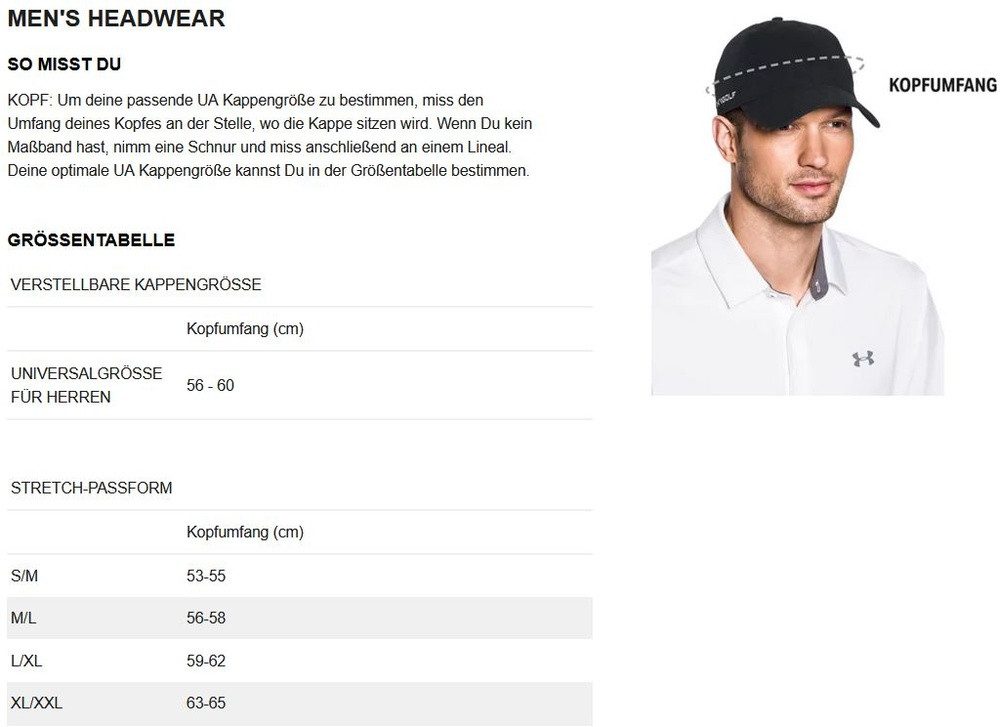 Under Armour® Snapback Cap M Iso-Chill Armourvent Str günstig online kaufen