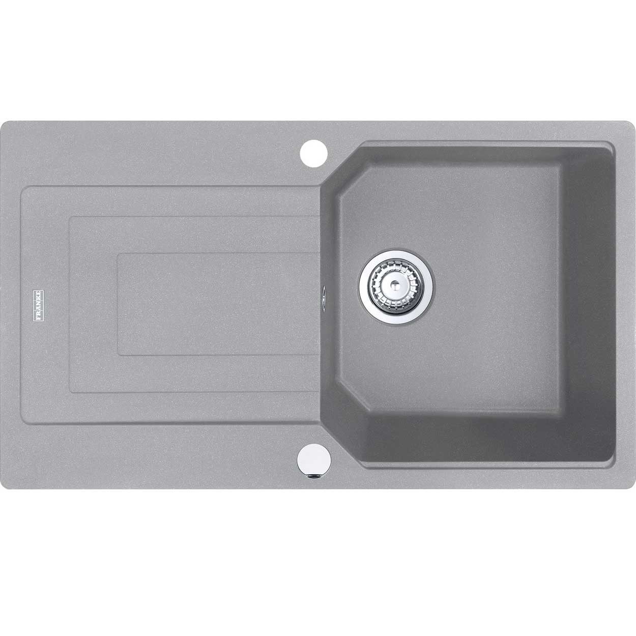 Einbauspüle Maris Urban Einbauspüle UBG 611-86 Steingrau Drehknopf ab 50cm