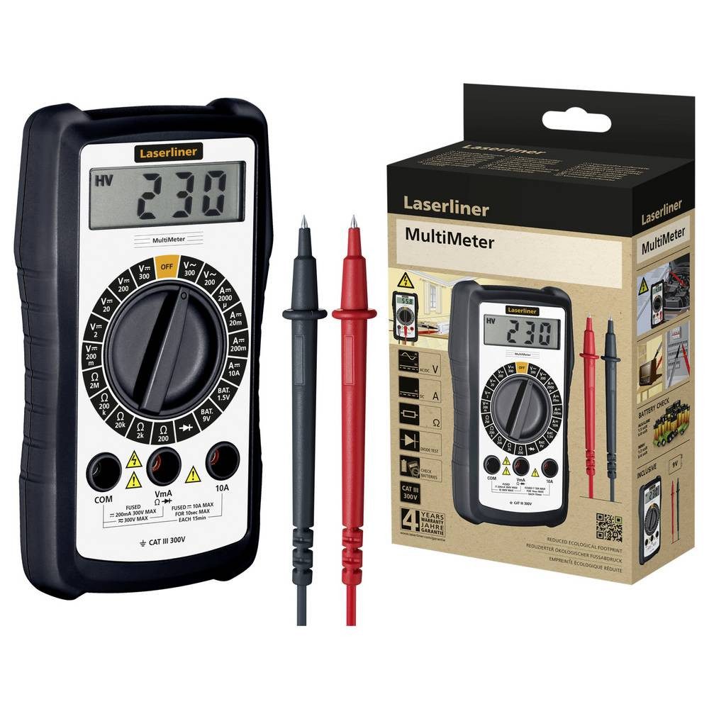 LASERLINER Multimeter MultiMeter Hand-Multimeter 083.031E
