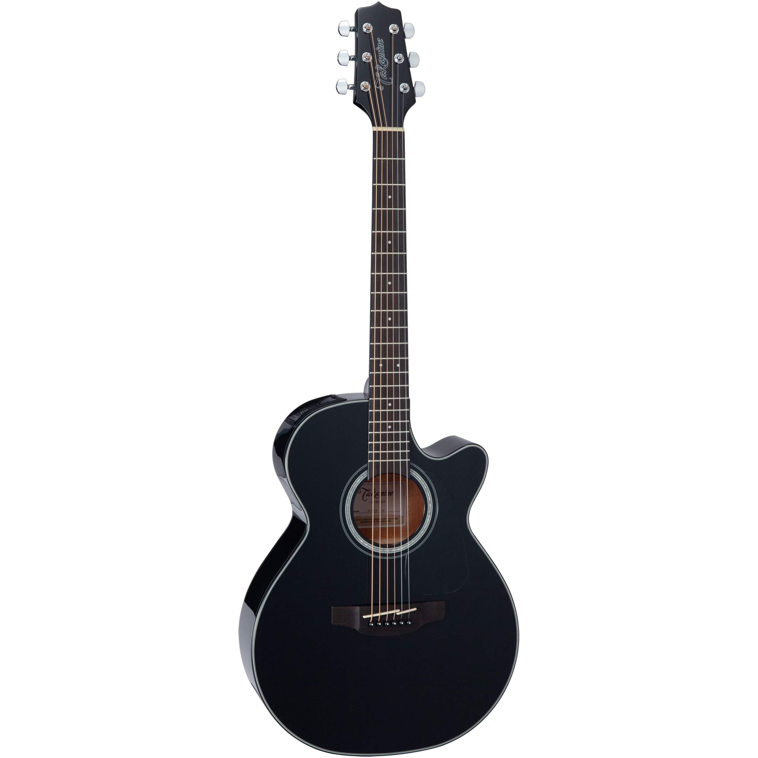 Takamine Westerngitarre, Westerngitarren, 000/OM Gitarren, GF30CE Black - Westerngitarre