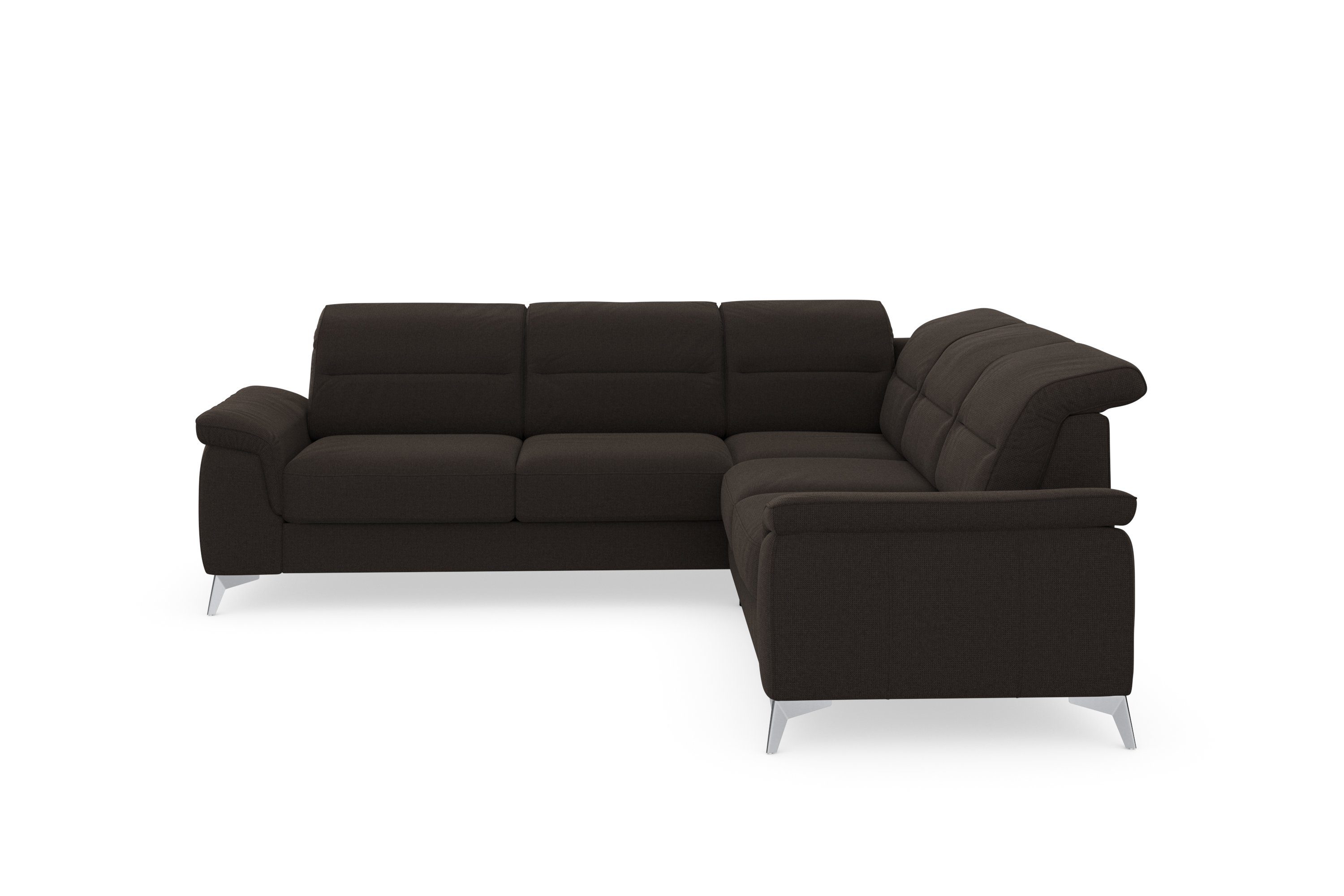 mit Sinatra, Kopfteilverstellung sit&more optional Armteilfunktion Ecksofa und