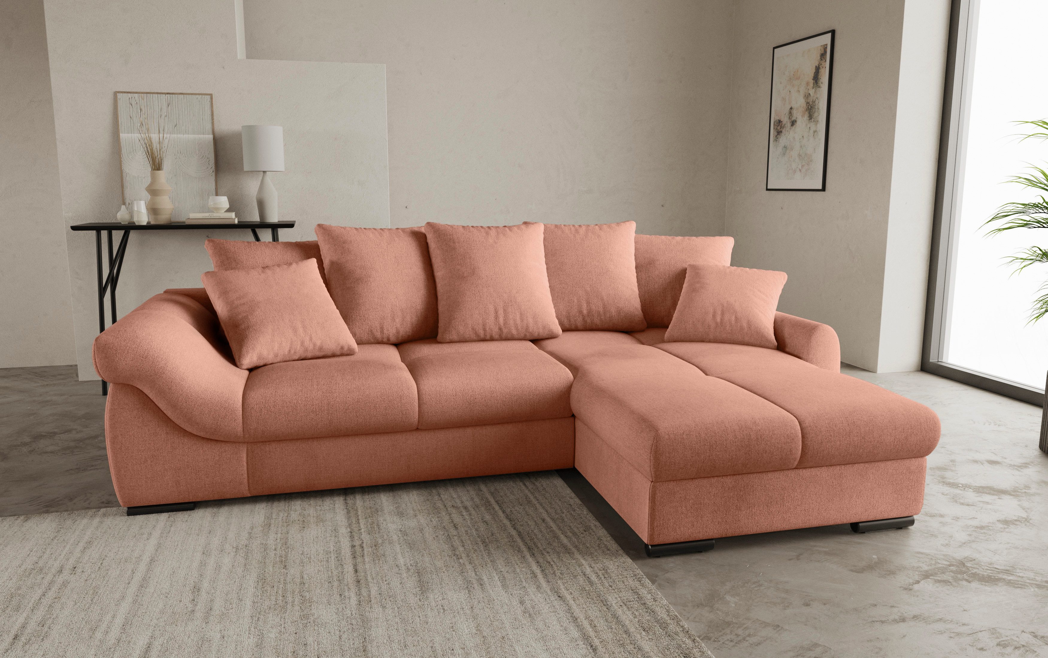 Mr. Couch Ecksofa Livorno L-Form, inkl. günstig online kaufen