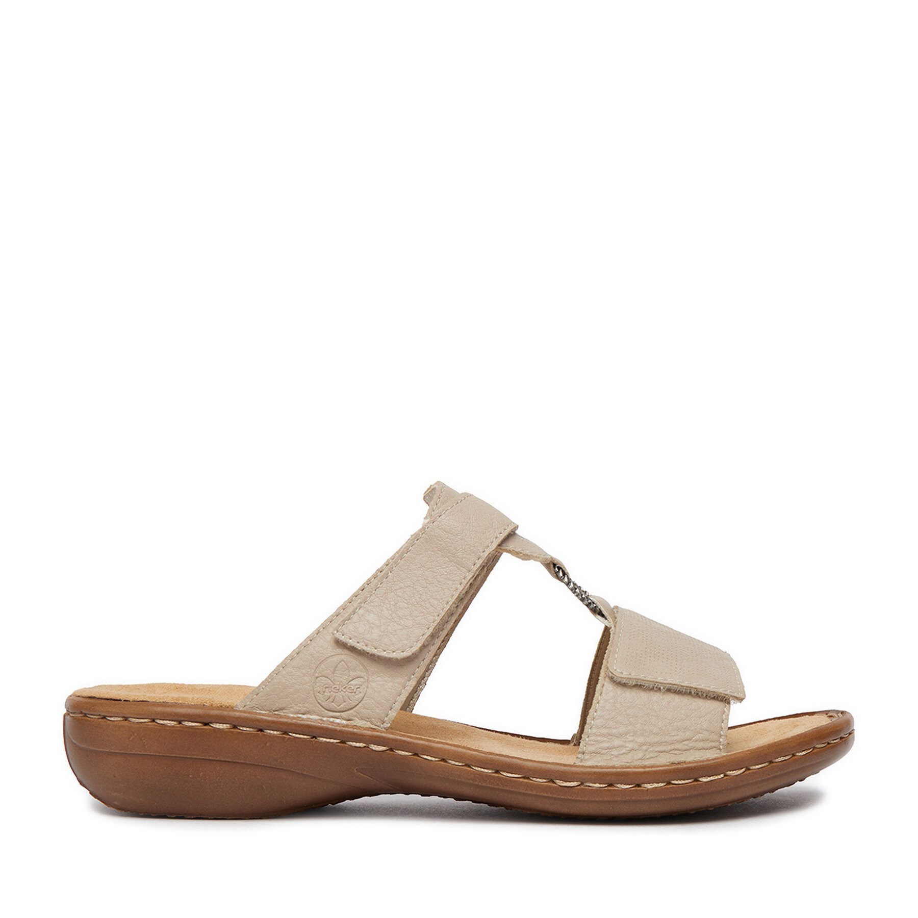 Rieker Rieker Damen-Flip-Flops Beige 60885-62 Badepantolette