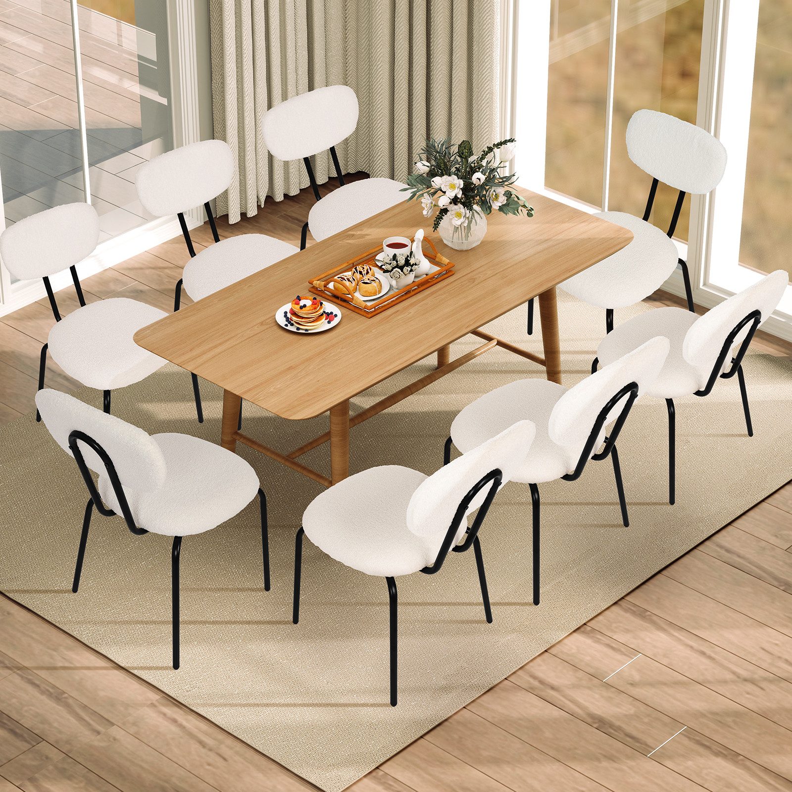 Puluomis Esszimmerstuhl 2/4/6/8er Set Essstühle Küchenstühle günstig online kaufen