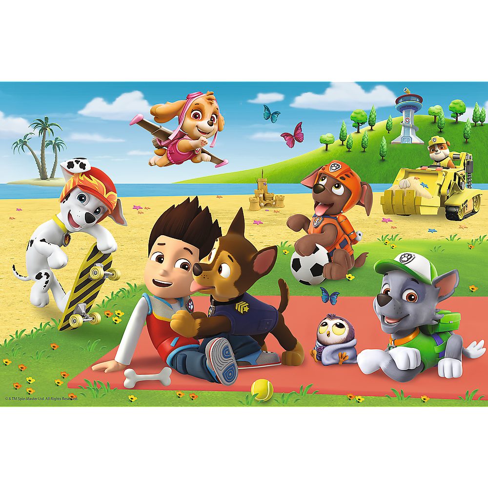 PAW PATROL Puzzle Paw Patrol Puzzle 24 Teile für kleine Helden Creative Puzzles, Puzzleteile