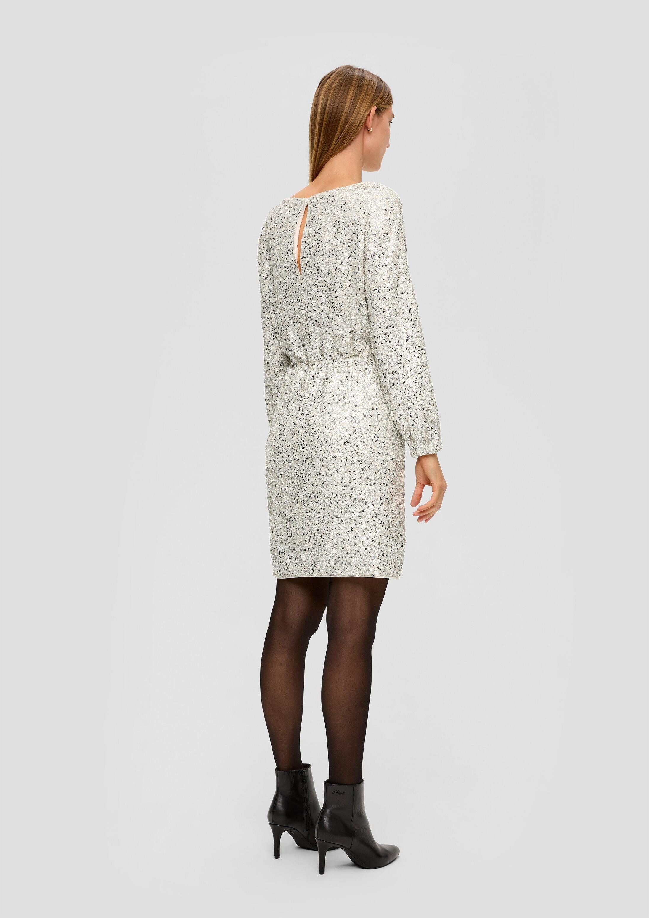 s.Oliver Minikleid Kleid Elegantes Paillettenkleid