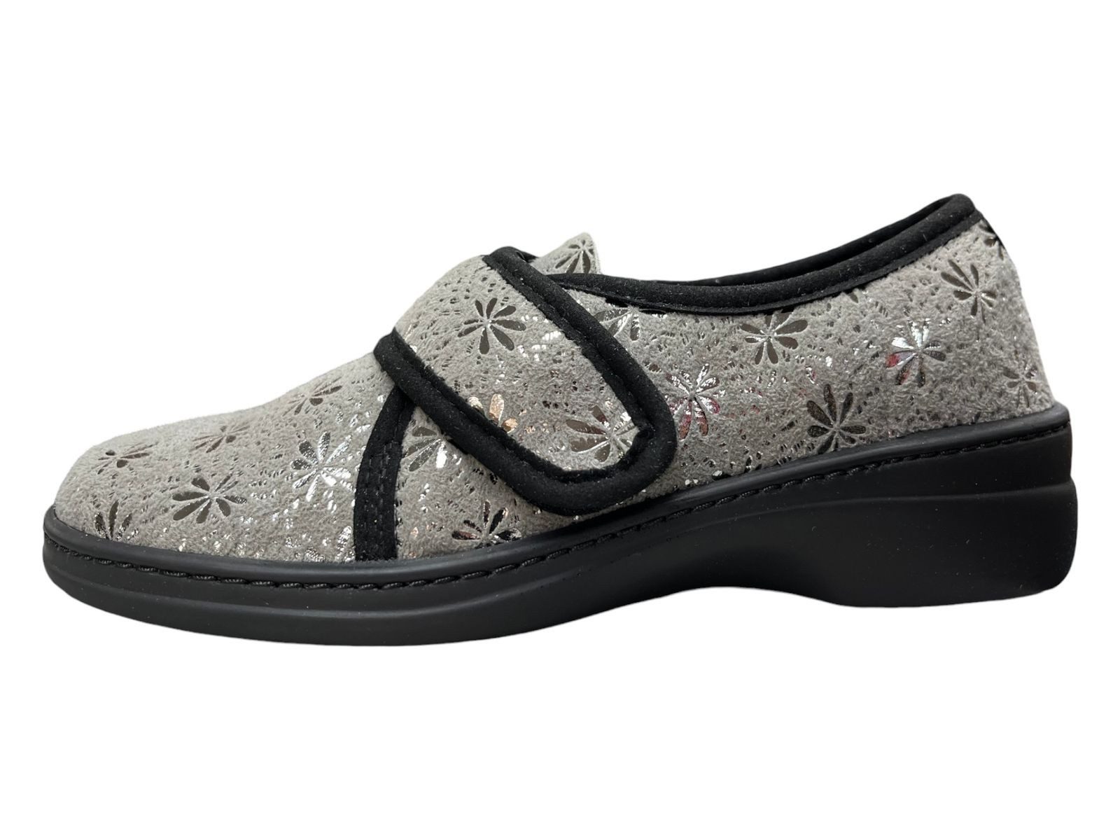 algemare Algemare Damen Hausschuh 8325-2929 achat grau/kombi Hausschuh