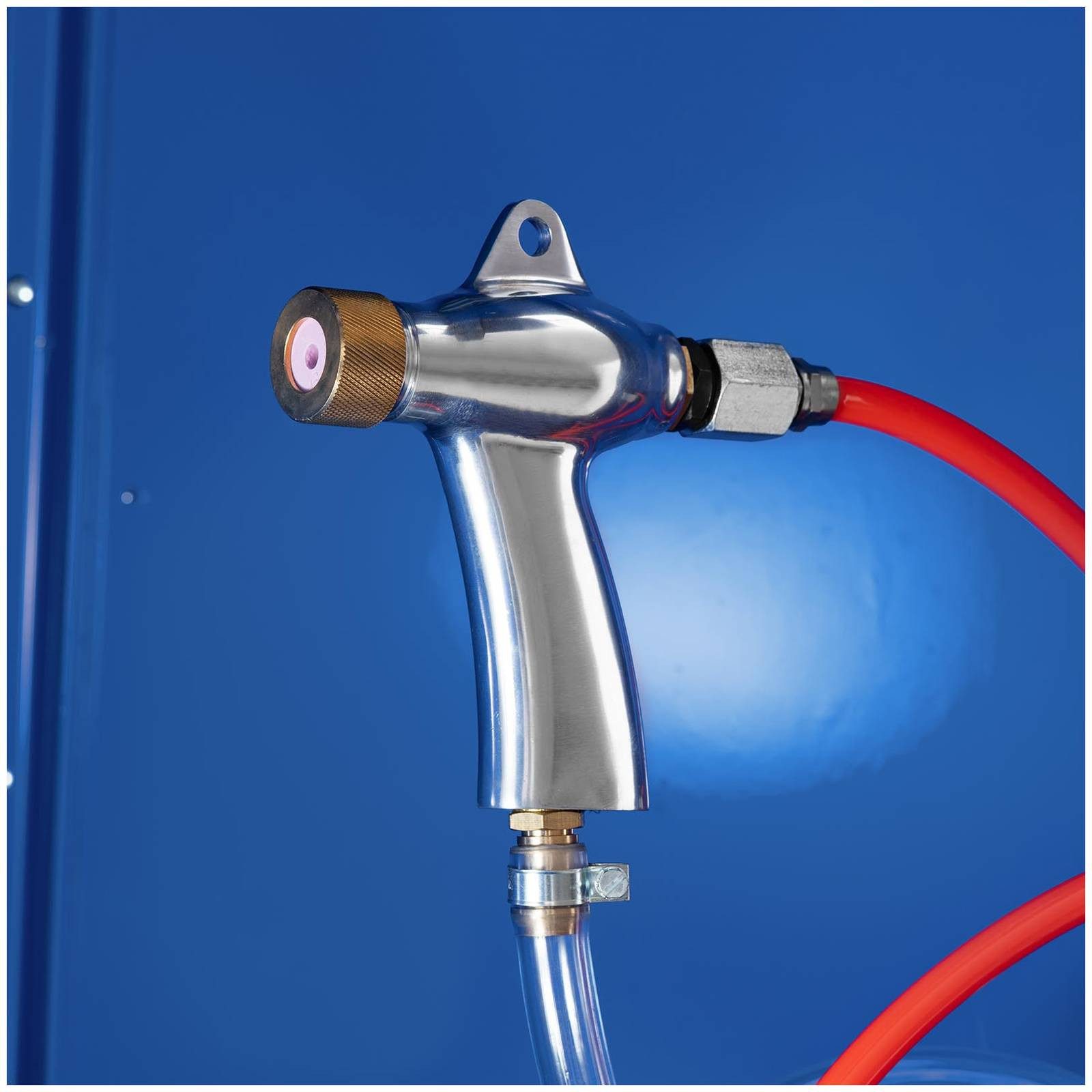 MSW Sandstrahlkabine 990 l Strahlkabine Sandstrahlanlage Fußpedal 680 l/min