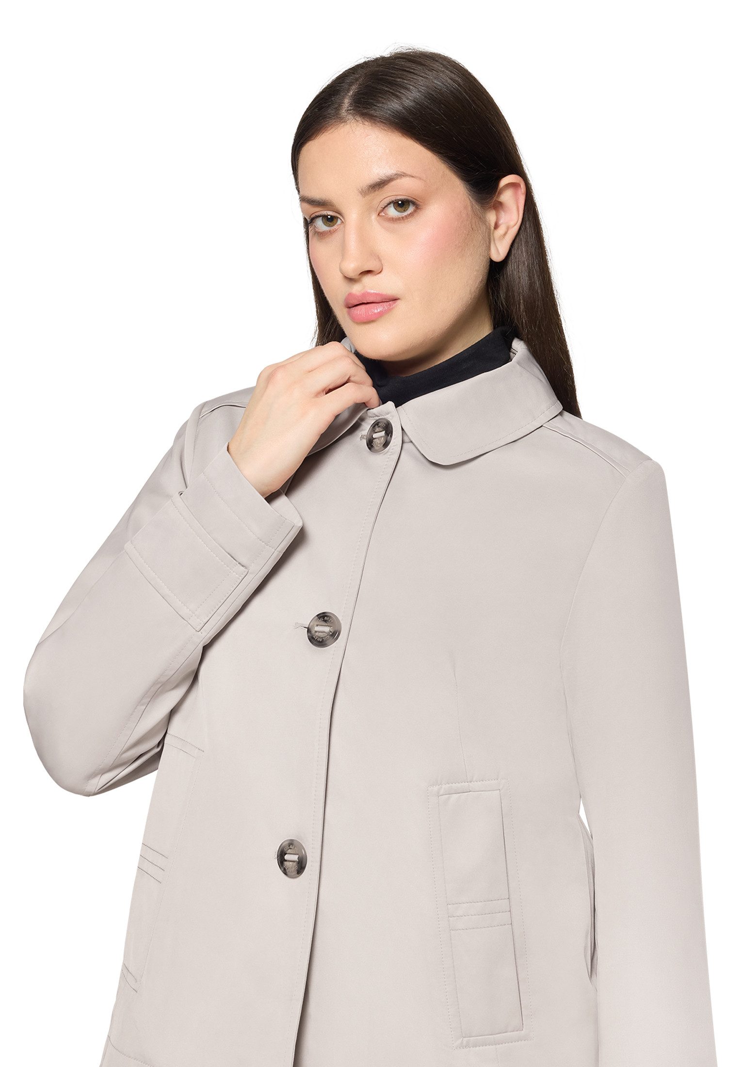 Gil Bret Outdoorjacke mit Hemdkragen