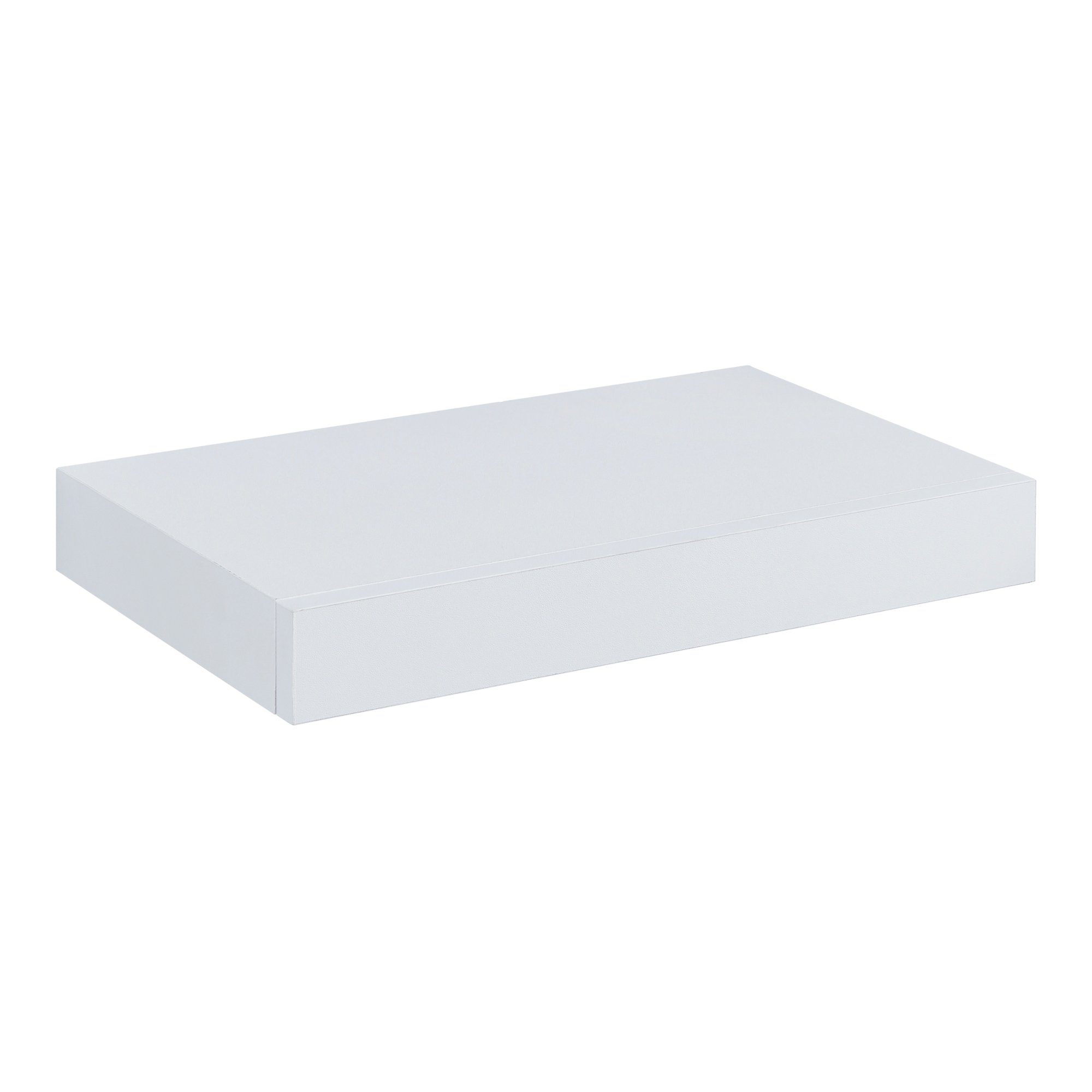 en.casa Wandregal, »Hyvinkää« mit Schublade Weiß günstig online kaufen