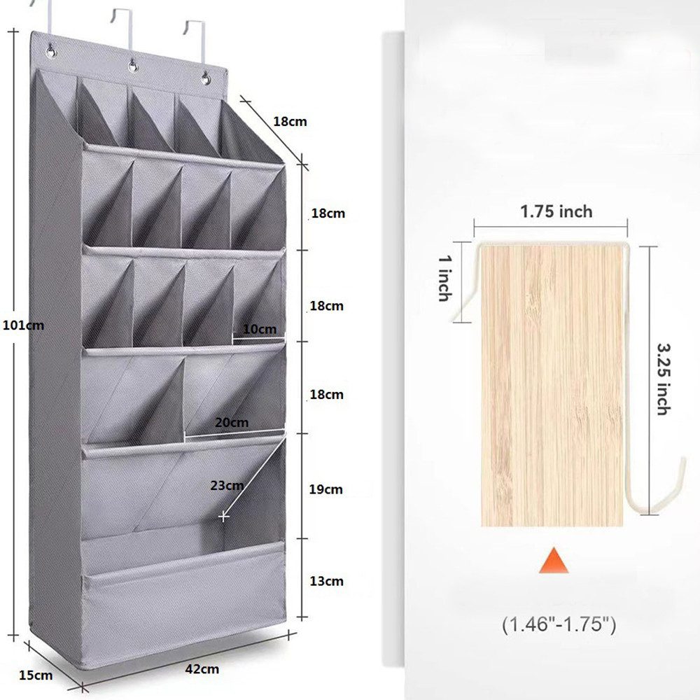 Coonoor Hängeregal Hängeorganizer Tür mit Fächern,Tür Organizer Faltbar und günstig online kaufen