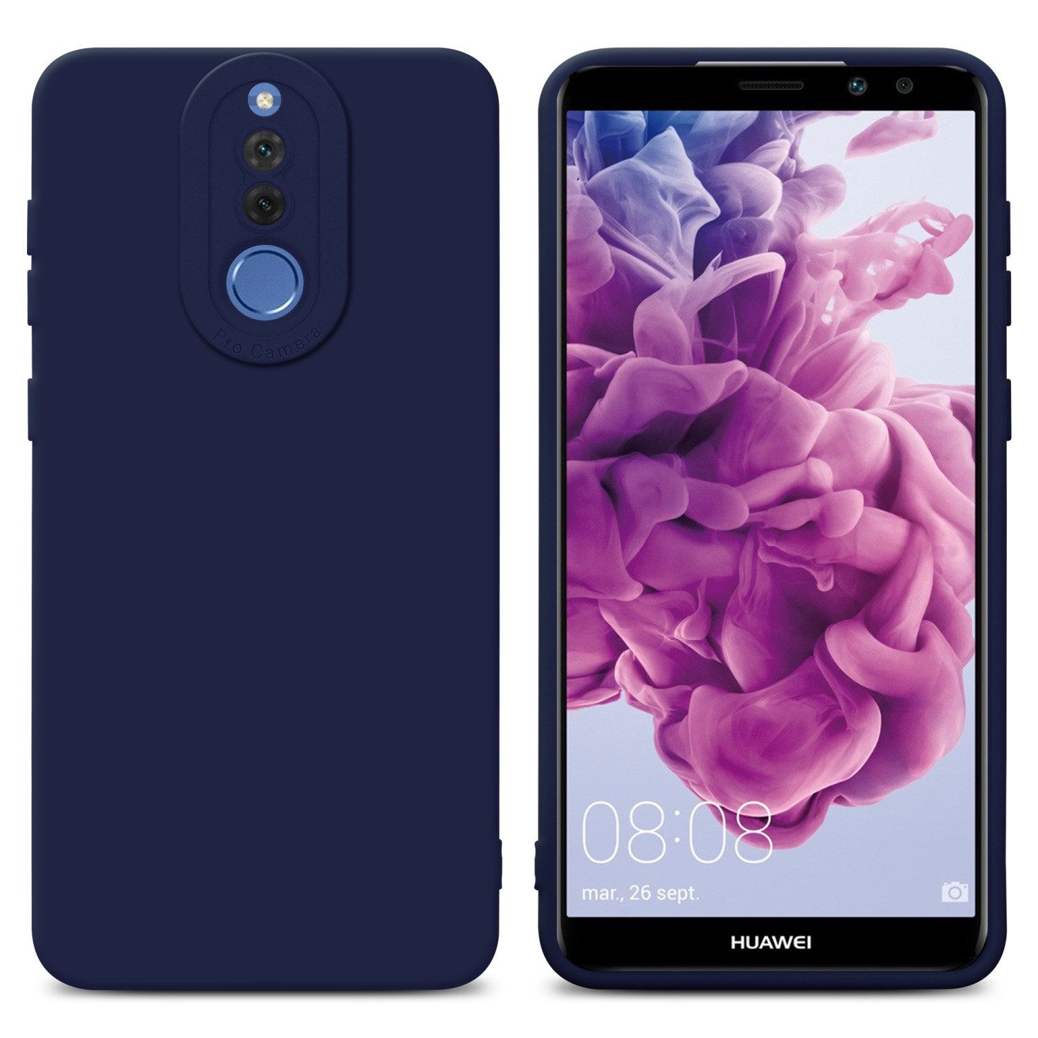 Cadorabo Handyhülle für Huawei MATE 10 LITE / NOVA 2i Hülle Huawei MATE 10 LITE, Hülle Schutzhülle TPU Silikon Case Cover