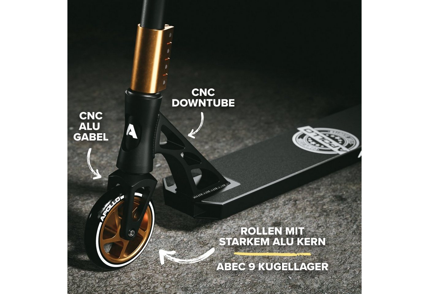Thumbnail - Apollo Stuntscooter Stunt Scooter Genesis Pro X Competition -, High End Roller