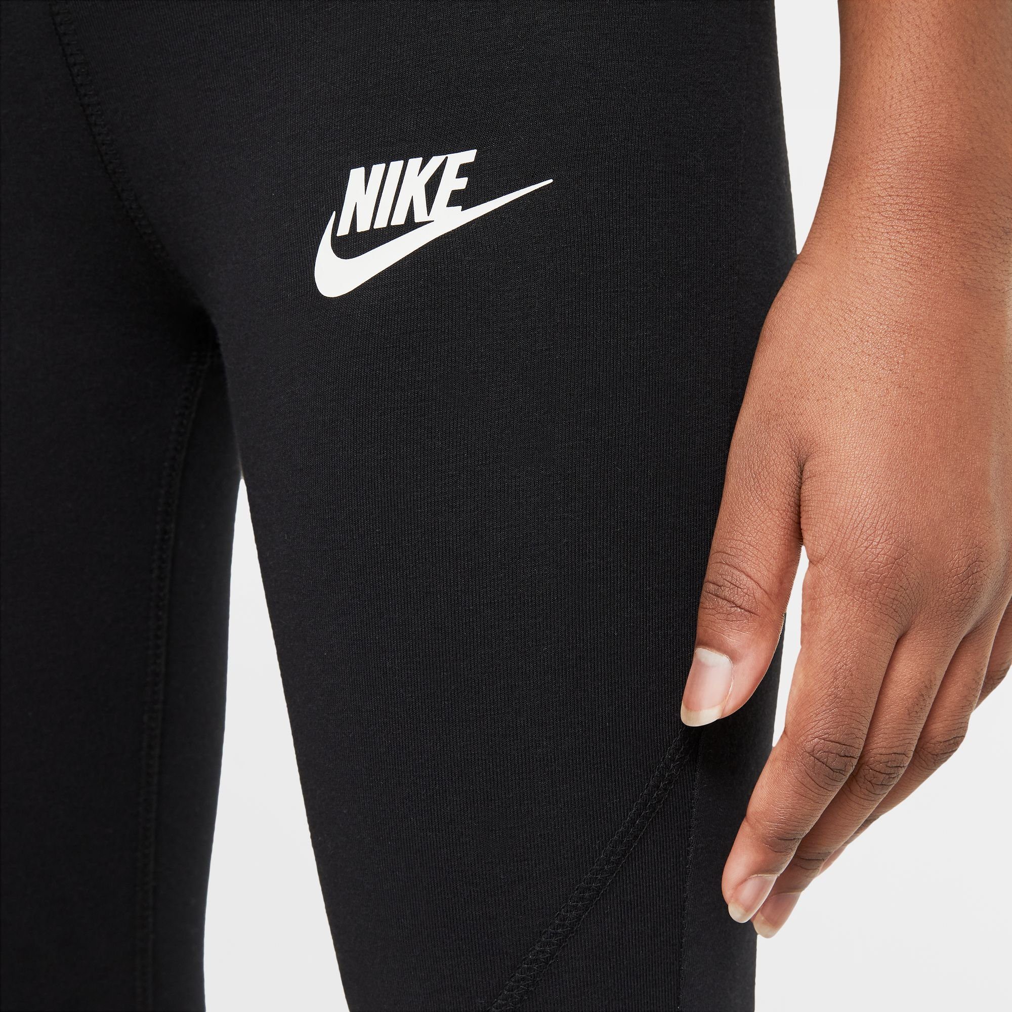 Nike Sportswear KIDS' LEGGINGS für Leggings - FAVORITES HIGH-WAISTED schwarz Kinder BIG (GIRLS)