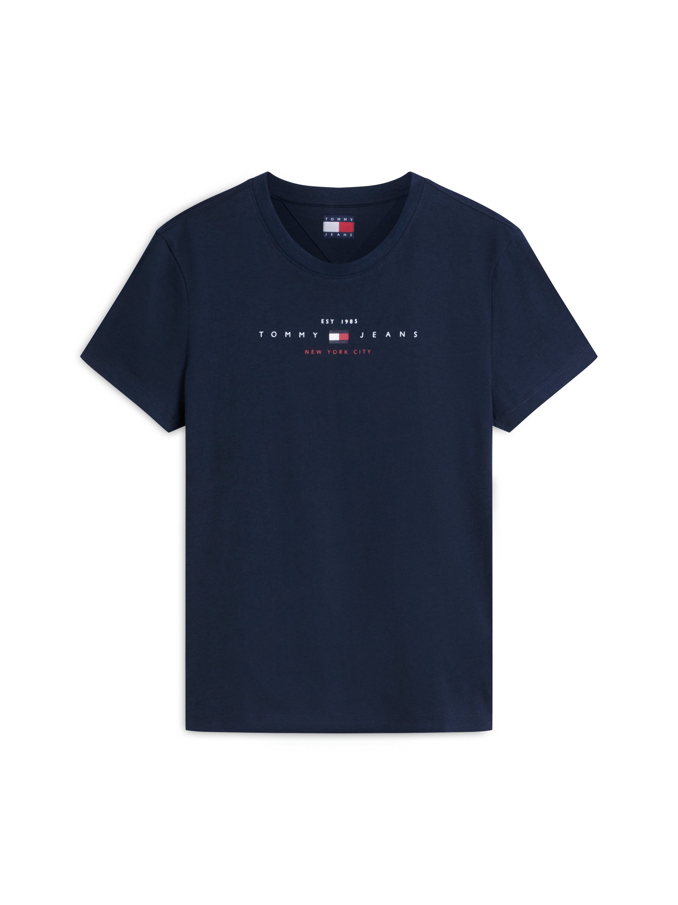 Tommy Jeans Kurzarmshirt TJW REG US LINEAR SS TEE Baumwollmischung, regular fit, Logo – Bild 5 von 5