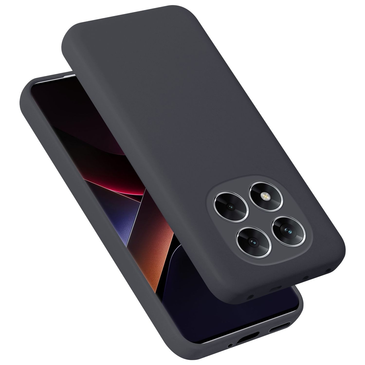 Cadorabo Handyhülle für Xiaomi Poco X7 Hülle Schutzhülle aus flexiblem Silikon Xiaomi Poco X7, Hülle TPU Silikon Schutzhülle Flexible Handyhülle Cover Case