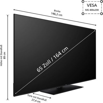 JVC LT-65VUQ3455 QLED-Fernseher (164 cm/65 Zoll, 4K Ultra HD, Smart-TV)