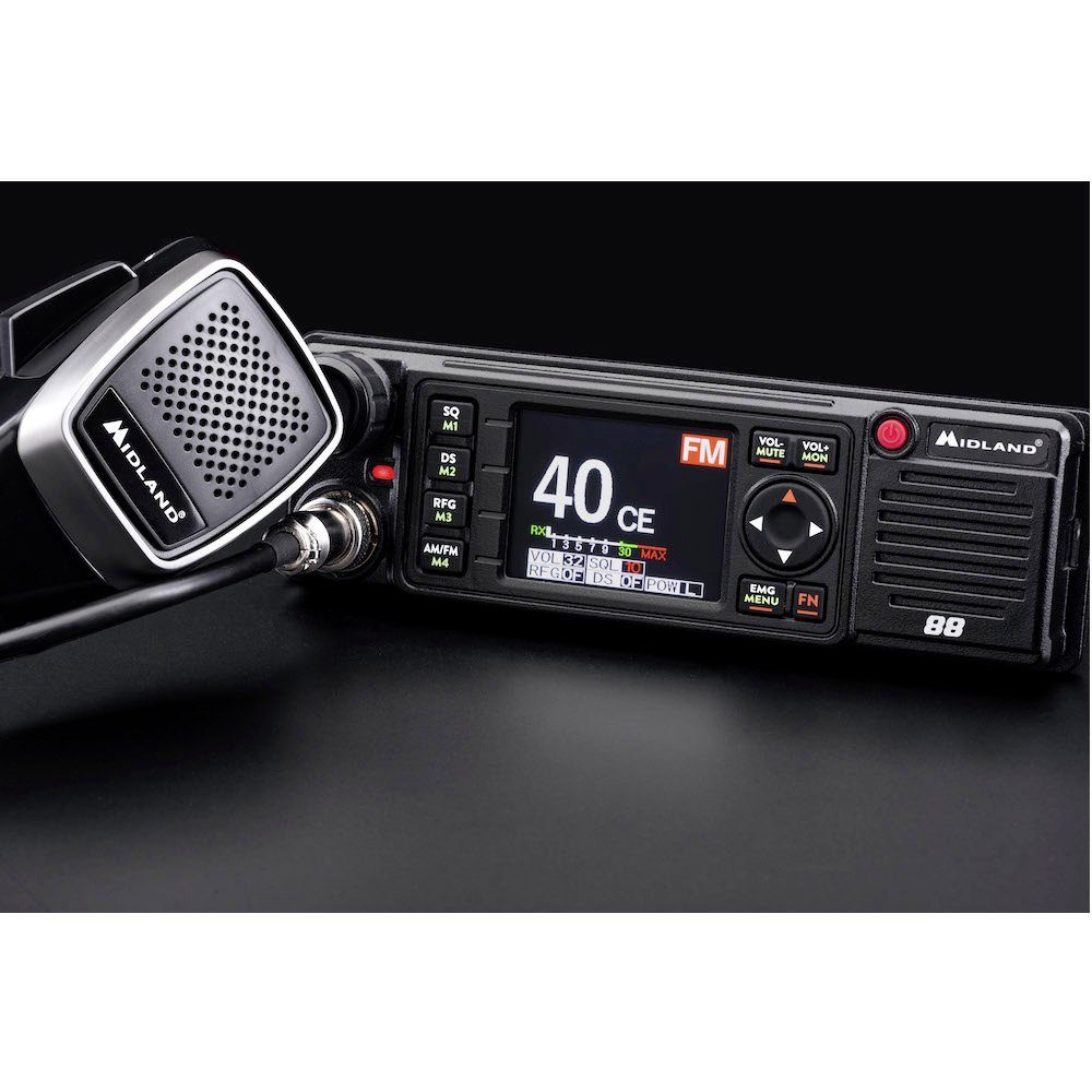 Midland Funkgerät Midland M 88 CB Multistandard M88 M-Serie C1435 CB-Funkgerät